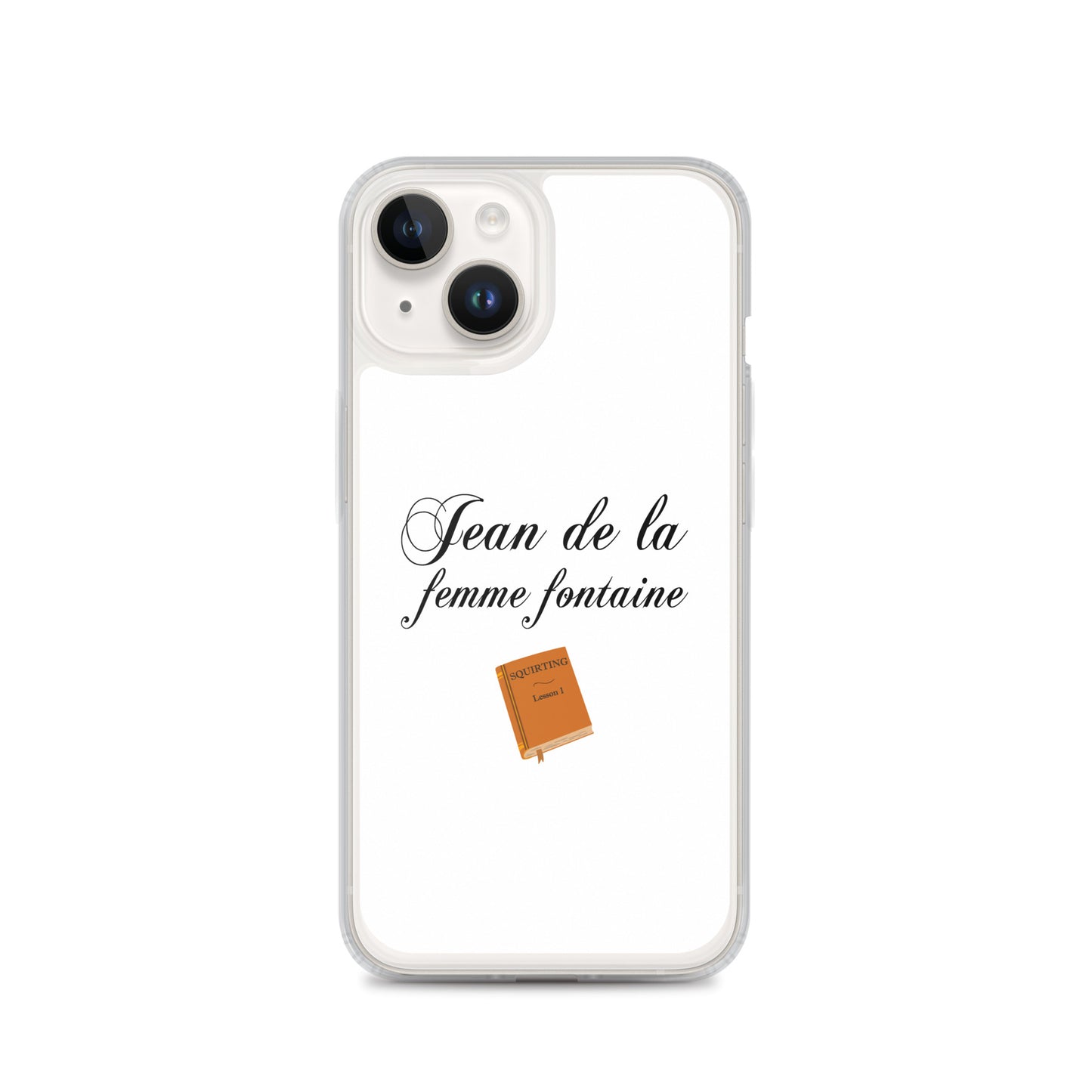 Coque iPhone Jean de la femme fontaine - Sedurro