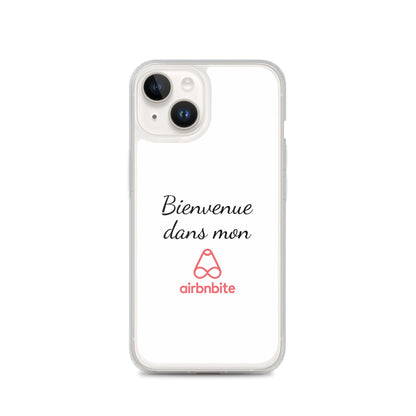 Coque iPhone Bienvenue dans mon airbnbite - Sedurro