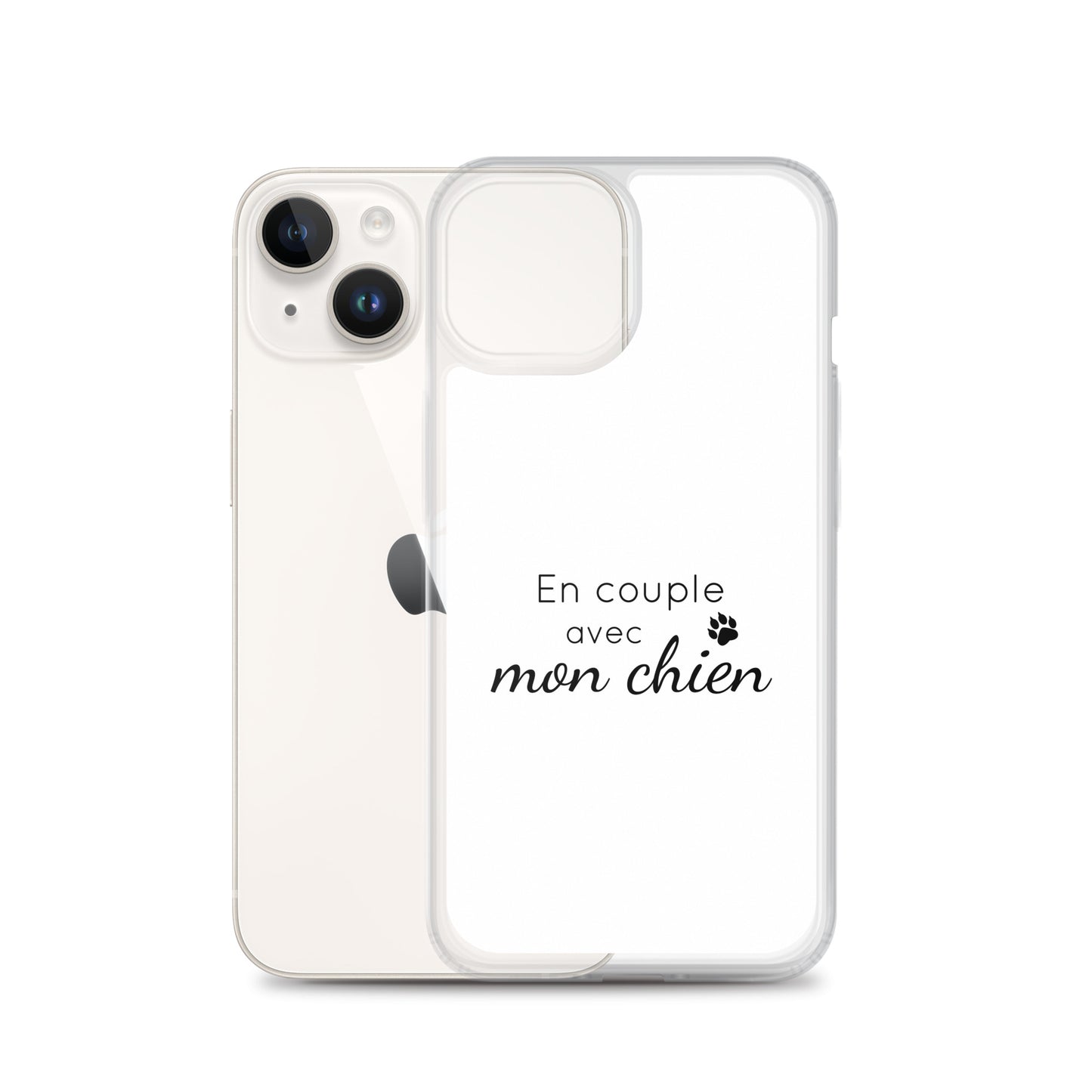 Coque iPhone En couple avec mon chien - Sedurro