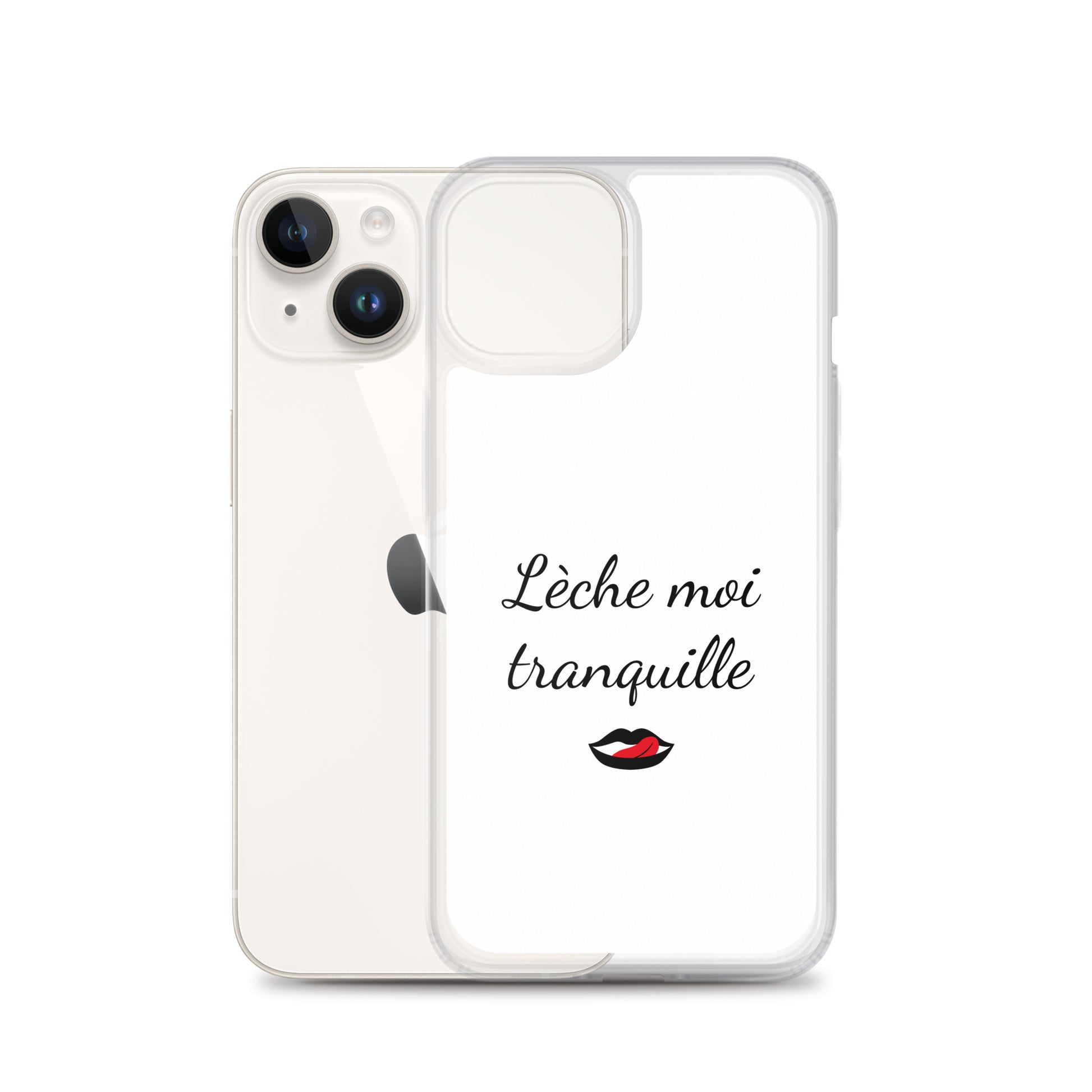 Coque iPhone Lèche moi tranquille - Sedurro