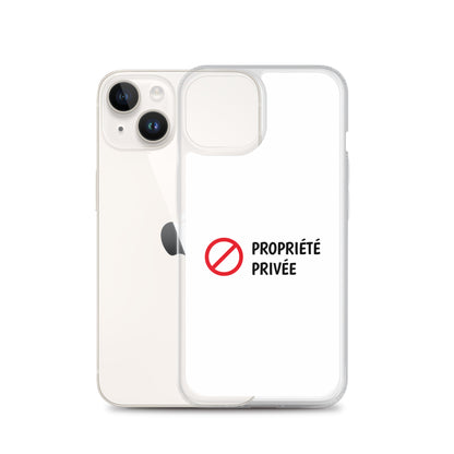 Coque iPhone Propriété privée - Sedurro