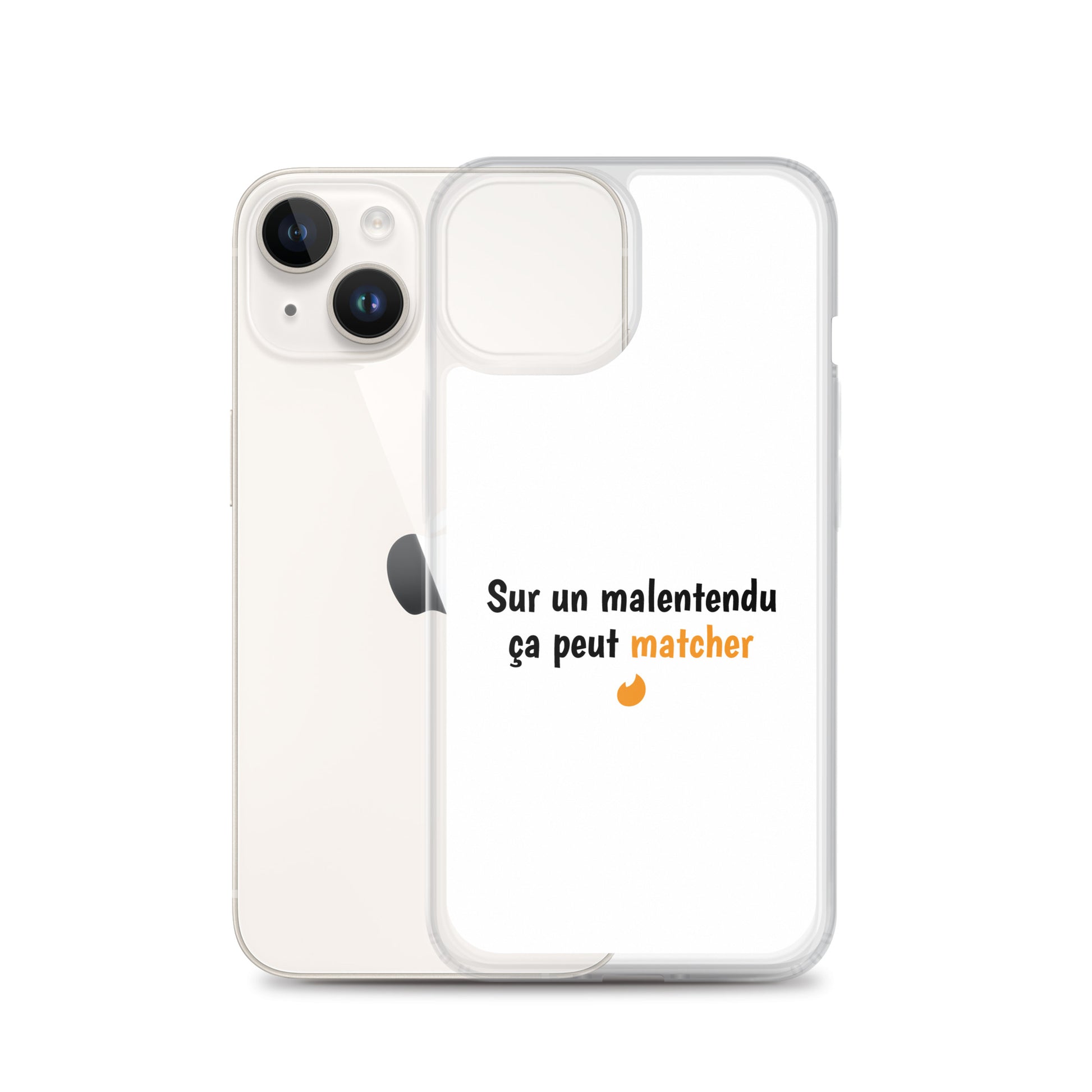 Coque iPhone Sur un malentendu ça peut matcher - Sedurro