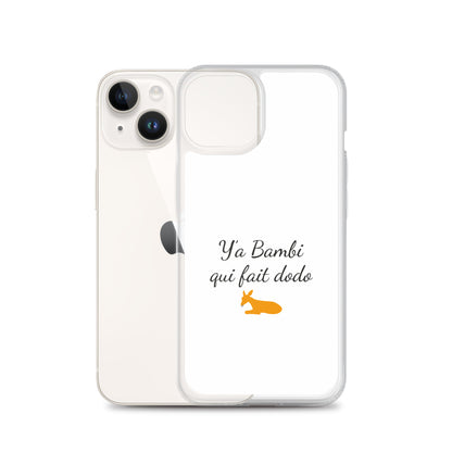 Coque iPhone Y'a bambi qui fait dodo - Sedurro