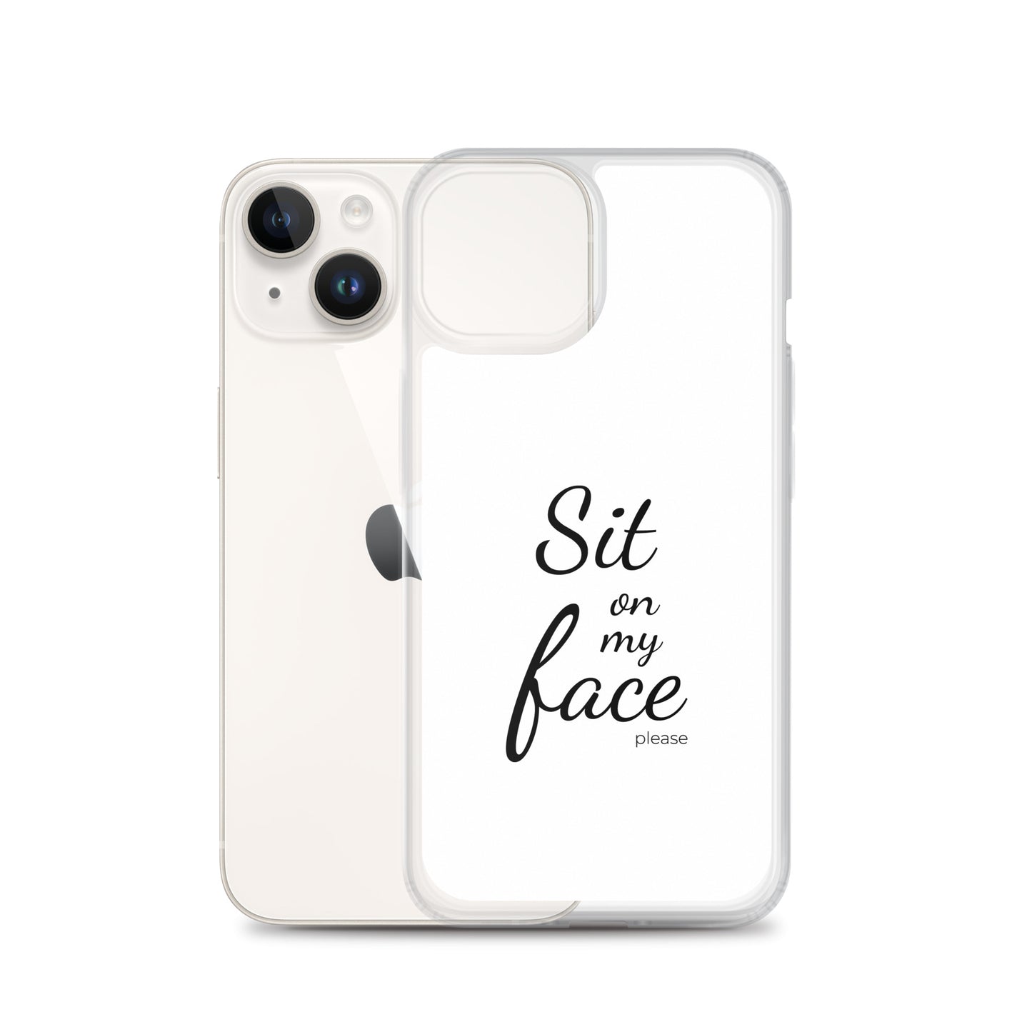 Coque iPhone Sit on my face please - Sedurro