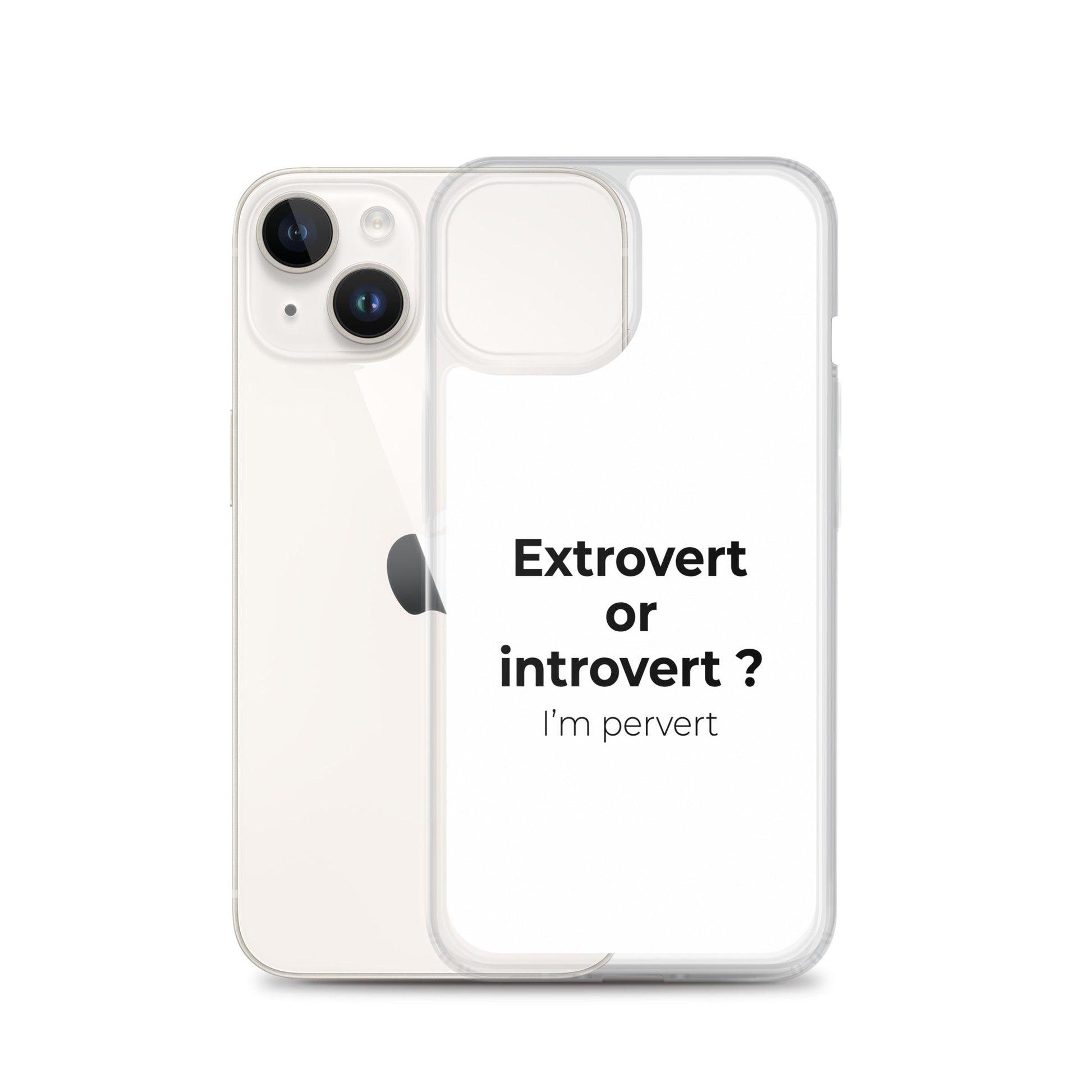 Coque iPhone Extrovert or introvert ? I'm pervert - Sedurro