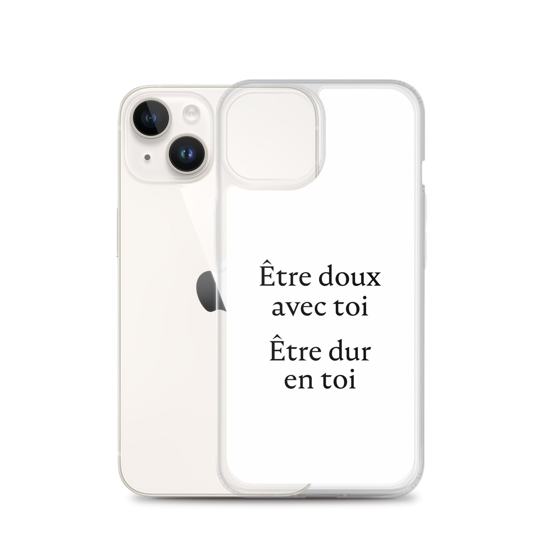 Coque iPhone Être doux avec toi Être dur en toi - Sedurro