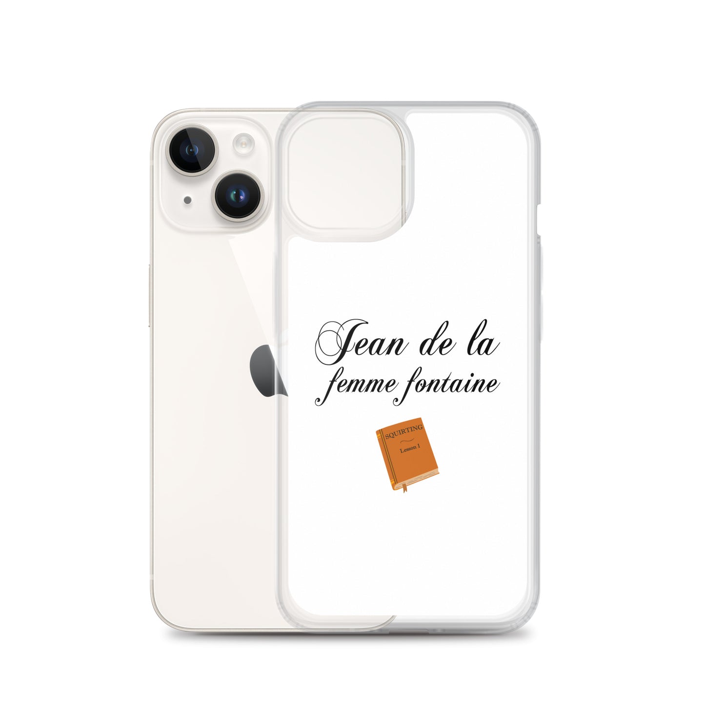 Coque iPhone Jean de la femme fontaine - Sedurro