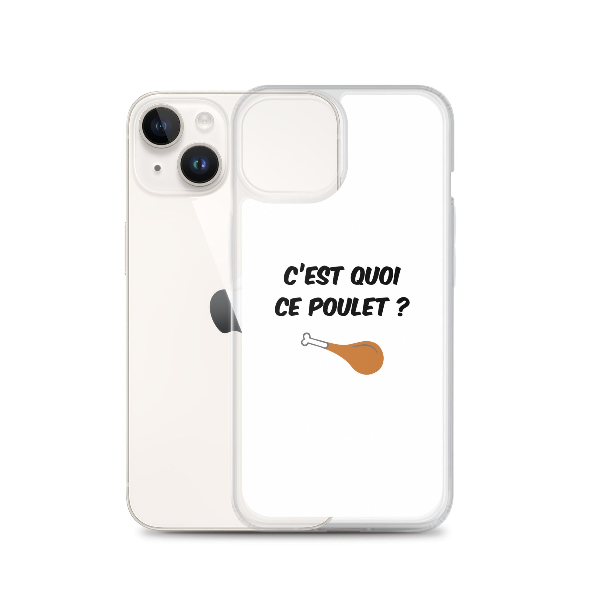 Coque iPhone C'est quoi ce poulet - Sedurro