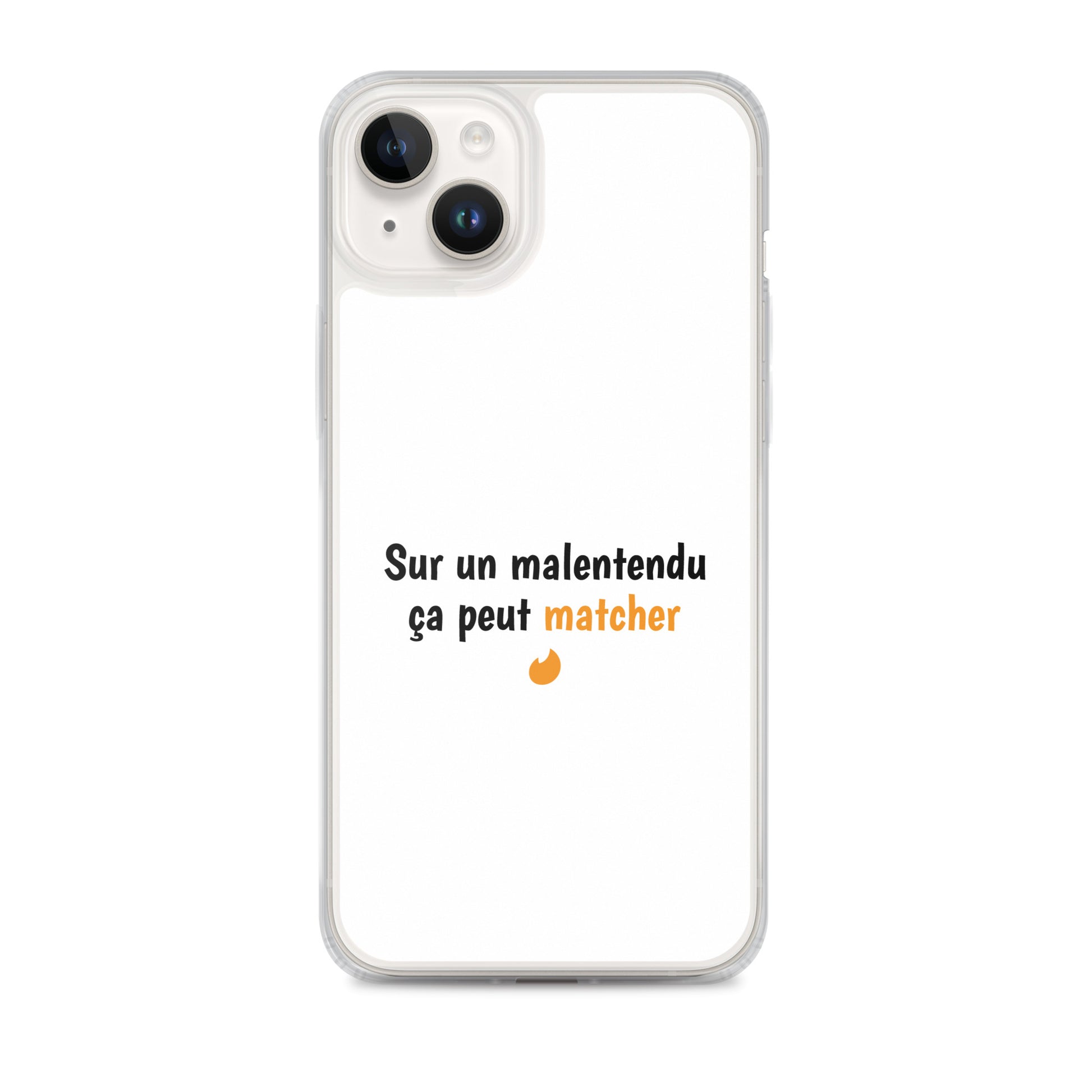 Coque iPhone Sur un malentendu ça peut matcher - Sedurro