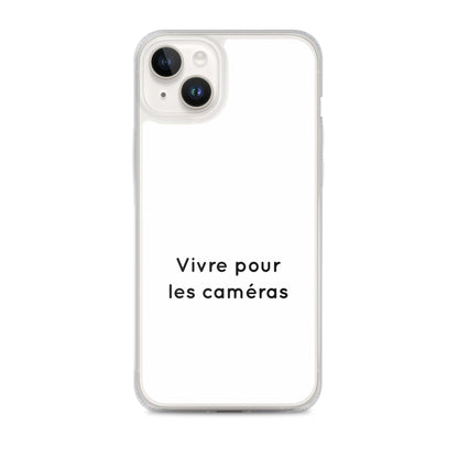 Coque iPhone Vivre pour les caméras - Sedurro