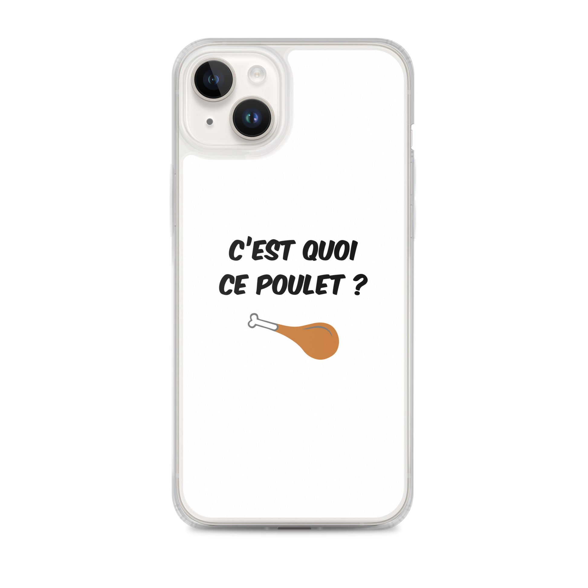 Coque iPhone C'est quoi ce poulet - Sedurro