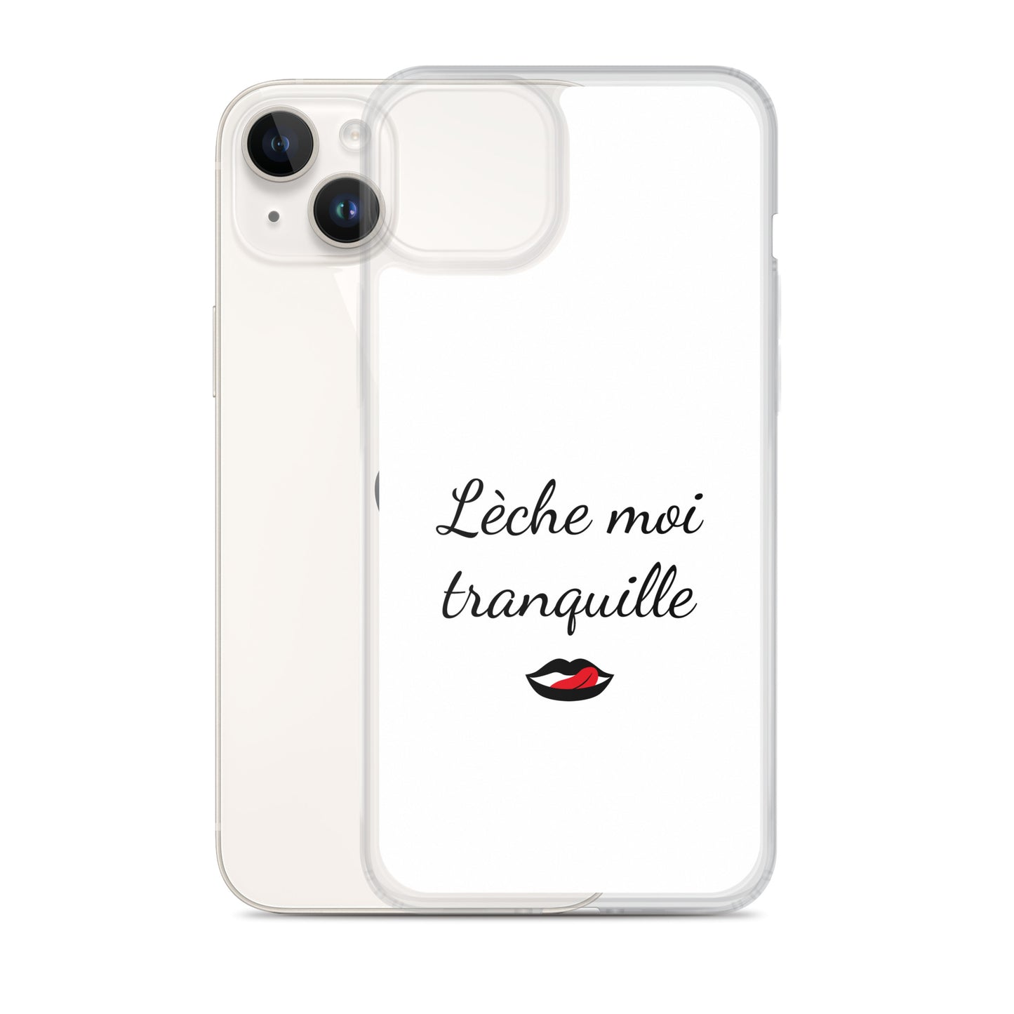 Coque iPhone Lèche moi tranquille - Sedurro