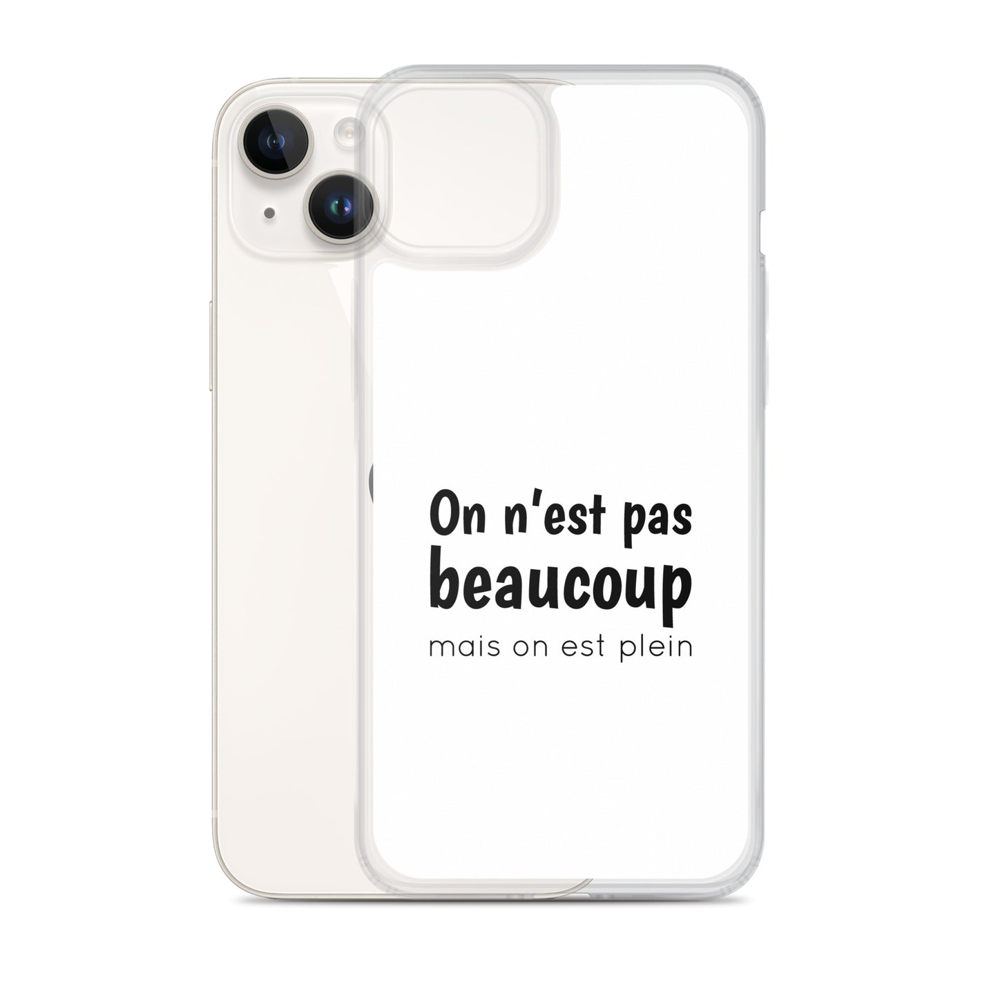 Coque iPhone On n'est pas beaucoup mais on est plein - Sedurro