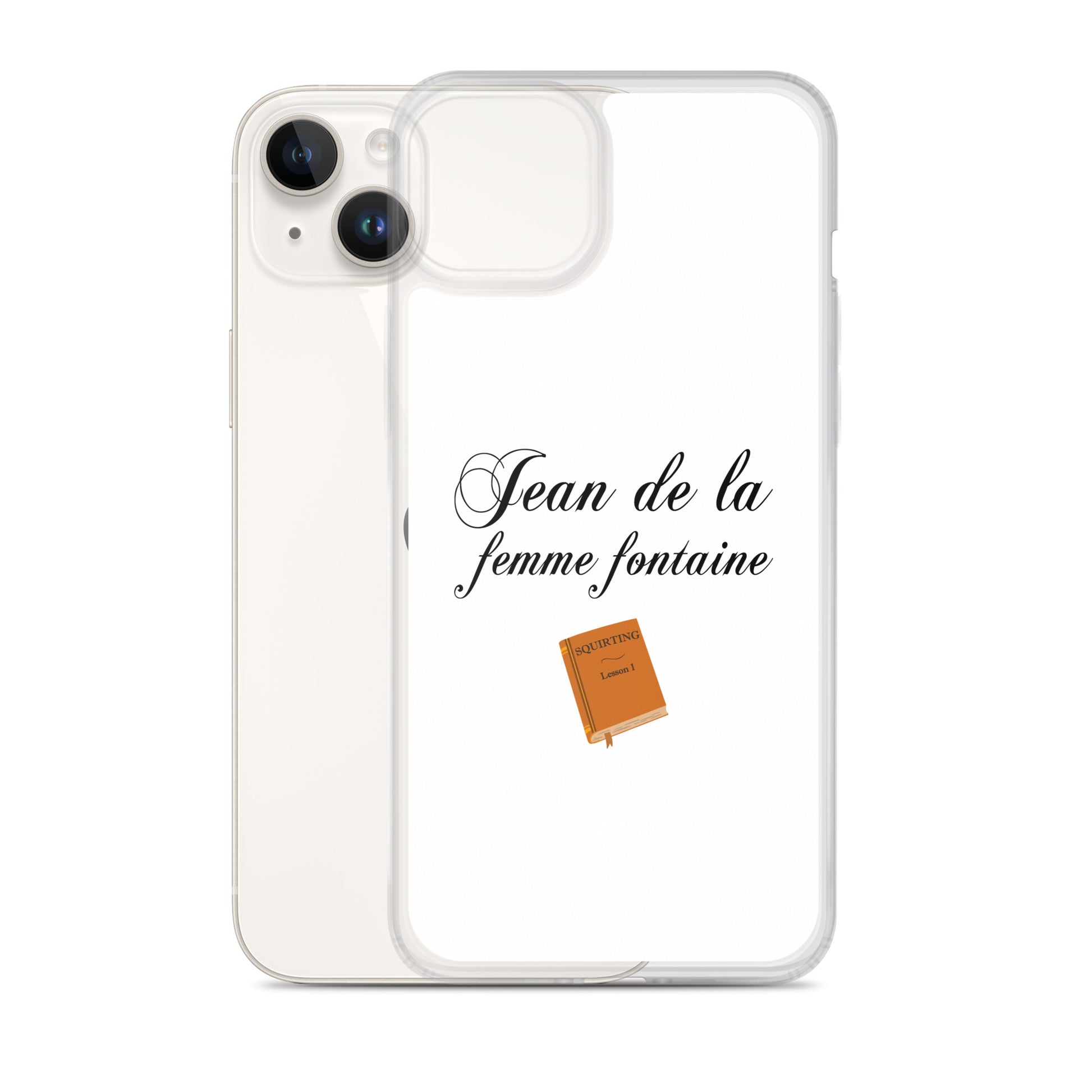 Coque iPhone Jean de la femme fontaine - Sedurro