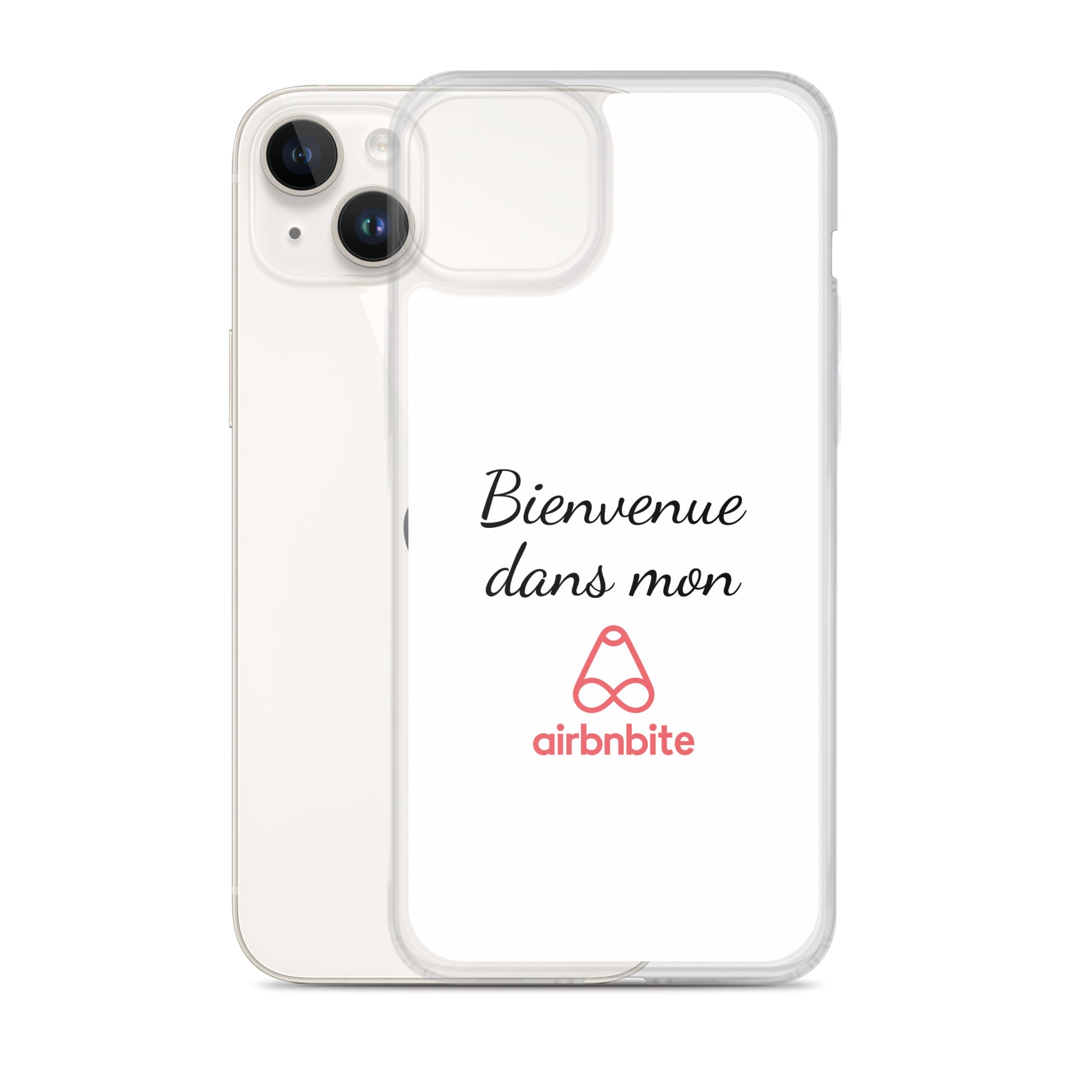 Coque iPhone Bienvenue dans mon airbnbite - Sedurro