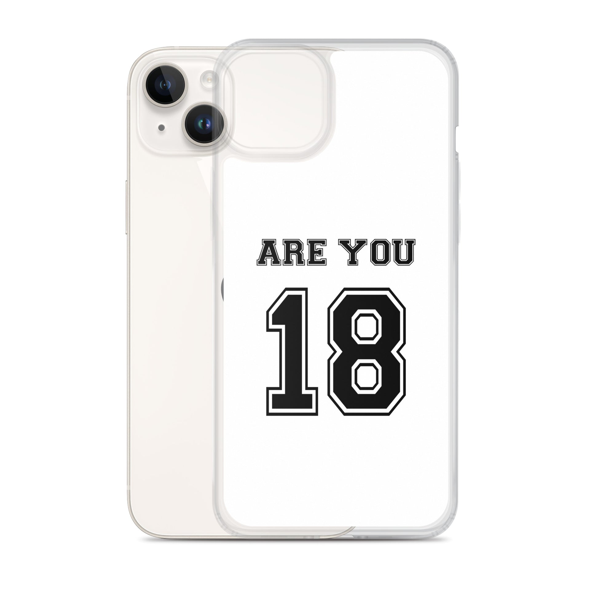 Coque iPhone Are you 18 - Sedurro