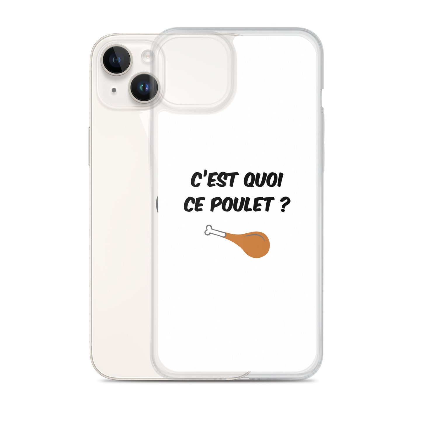 Coque iPhone C'est quoi ce poulet - Sedurro