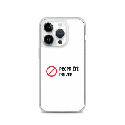 Coque iPhone Propriété privée - Sedurro