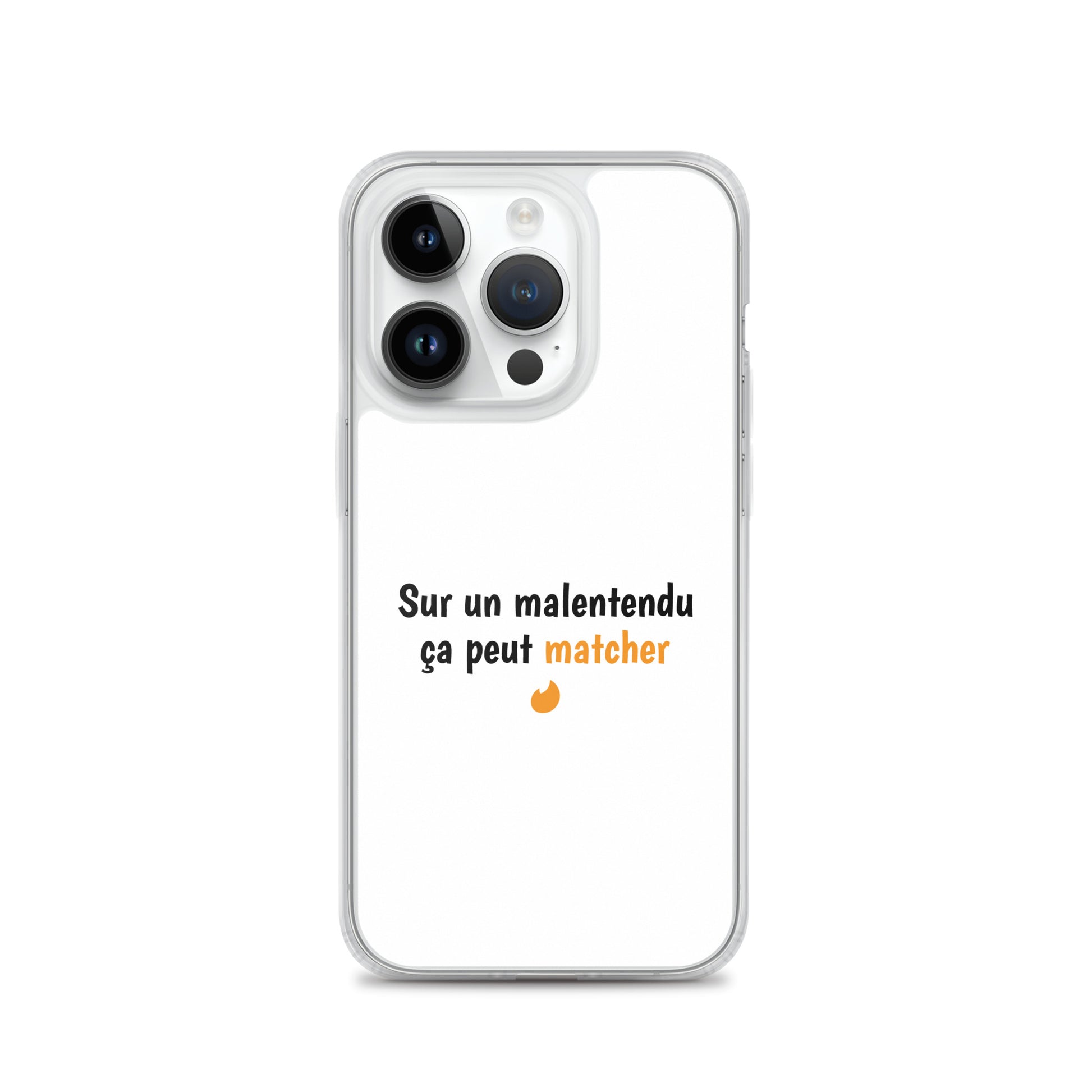 Coque iPhone Sur un malentendu ça peut matcher - Sedurro