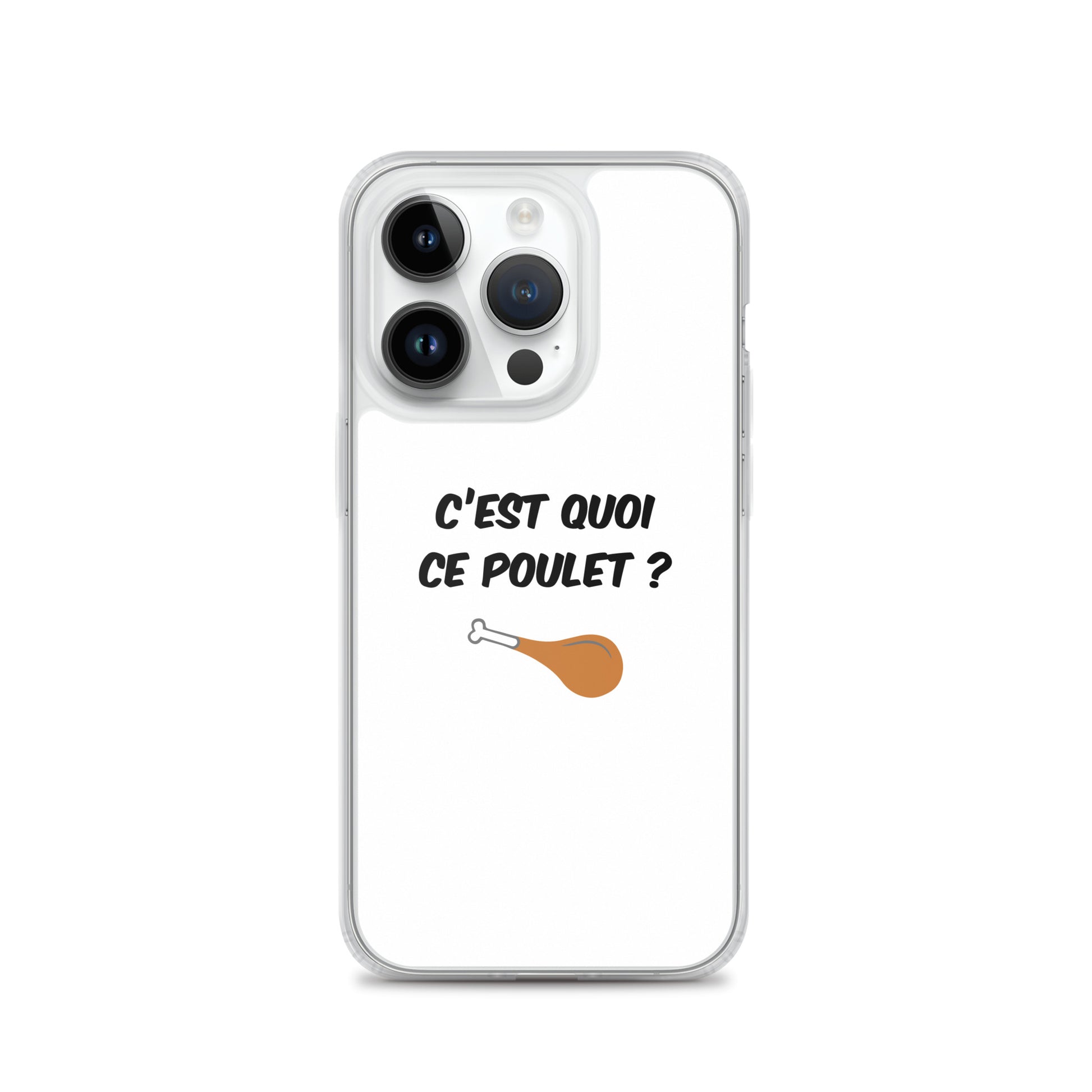 Coque iPhone C'est quoi ce poulet - Sedurro