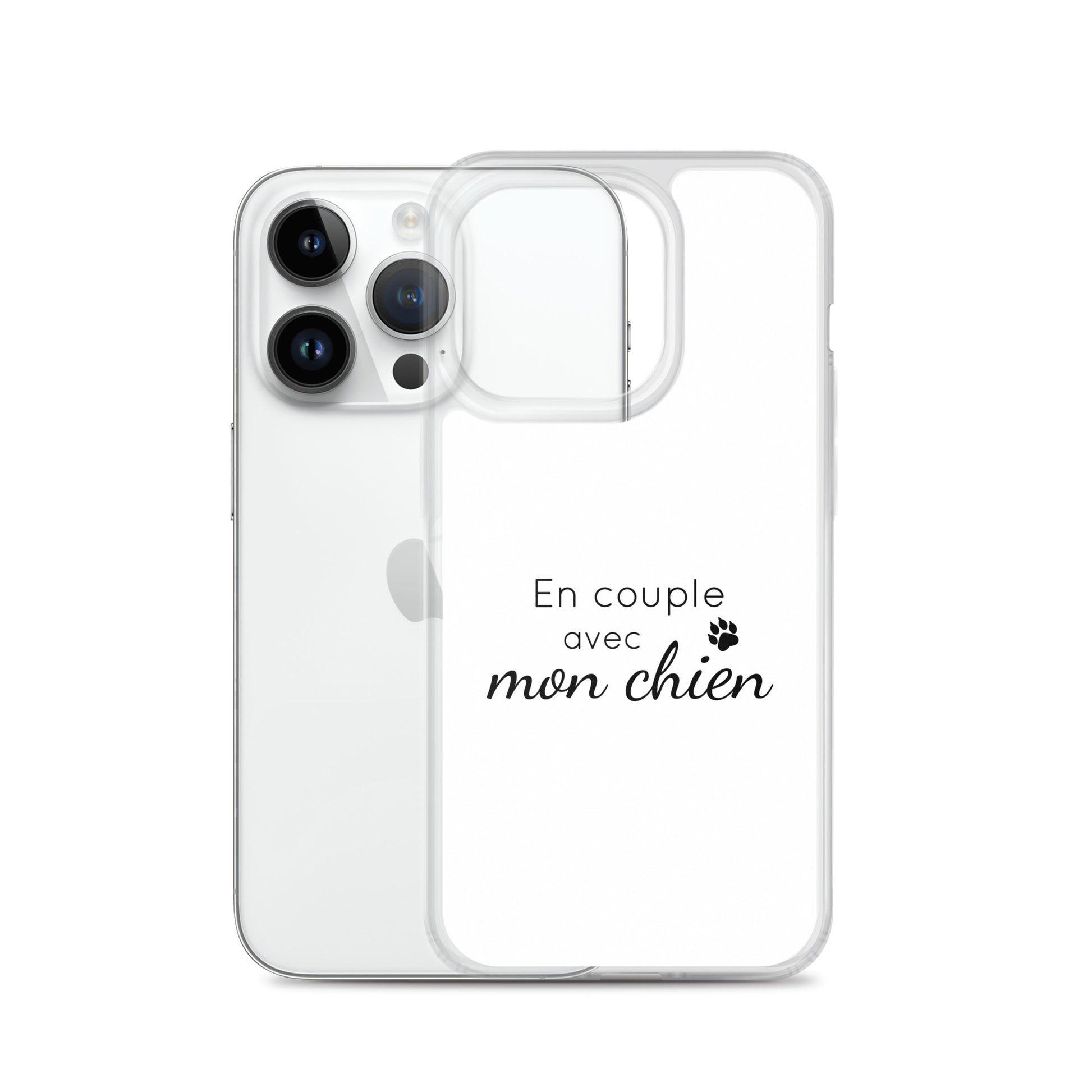 Coque iPhone En couple avec mon chien - Sedurro