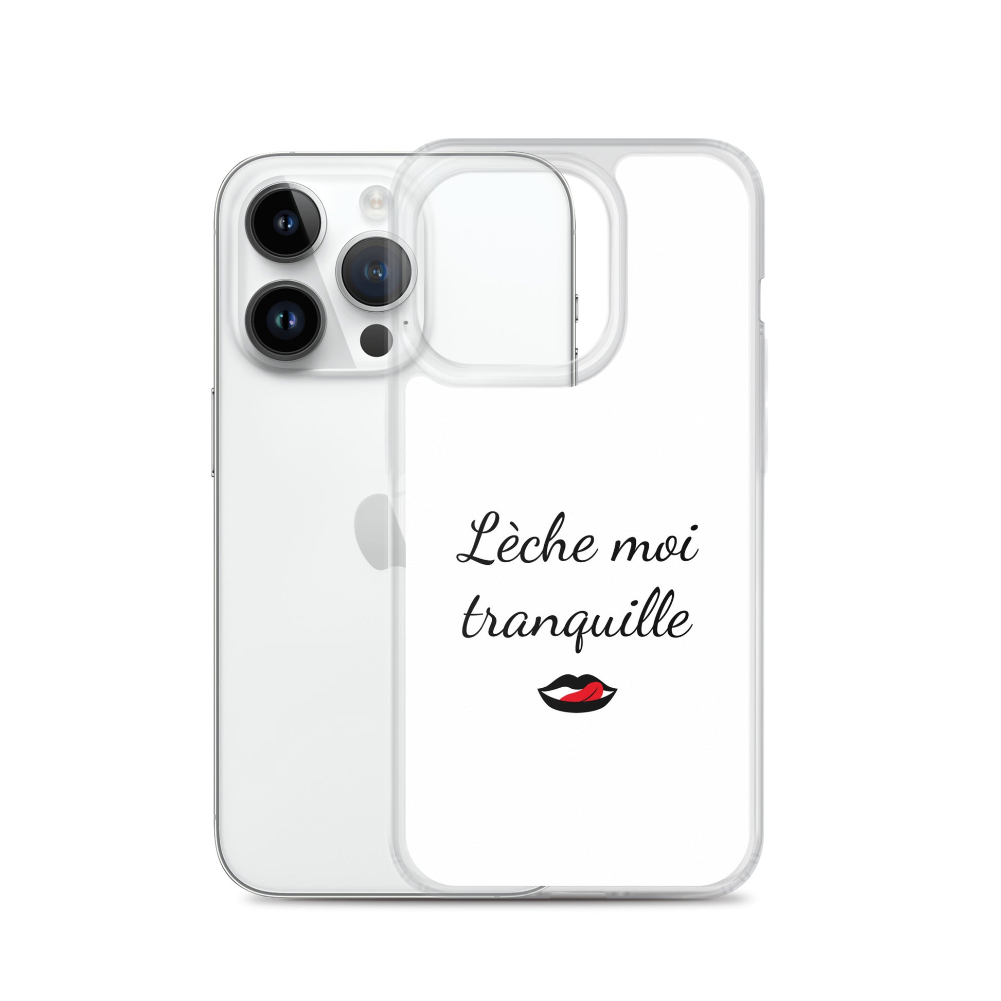 Coque iPhone Lèche moi tranquille - Sedurro