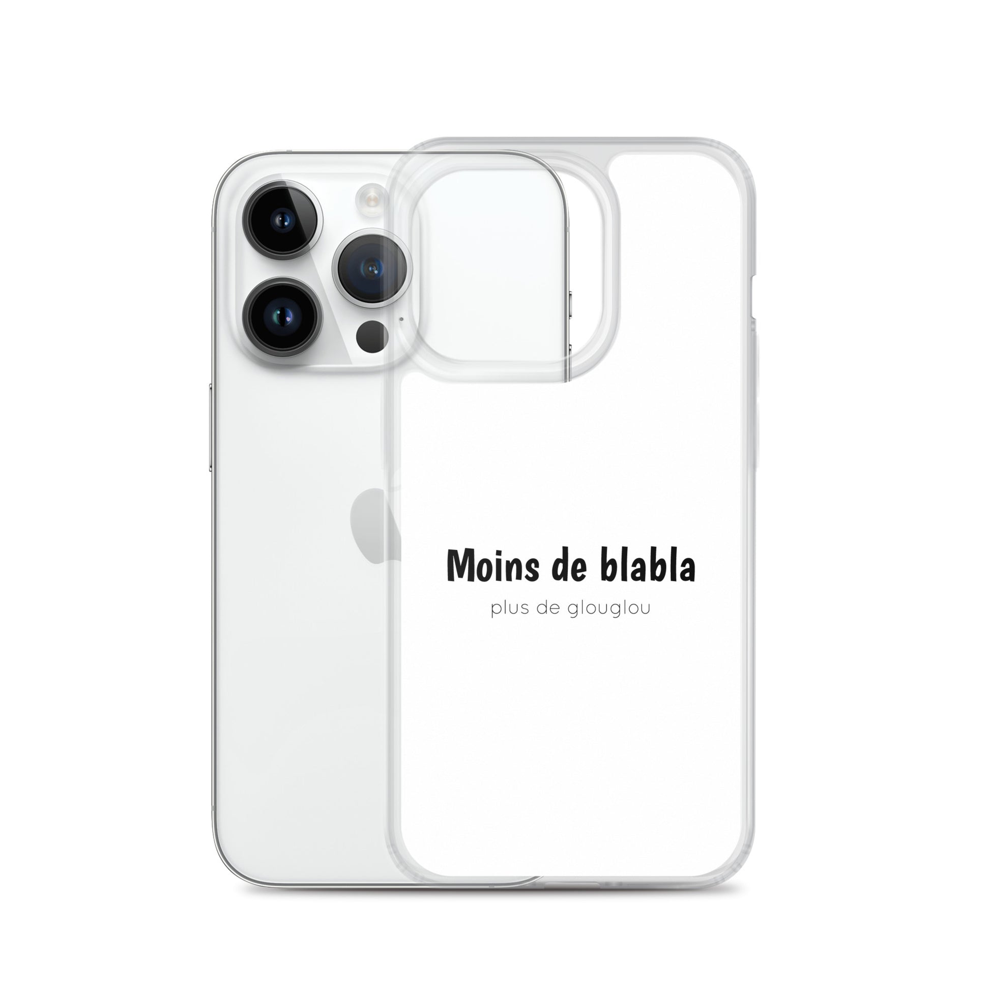 Coque iPhone Moins de blabla plus de glouglou - Sedurro