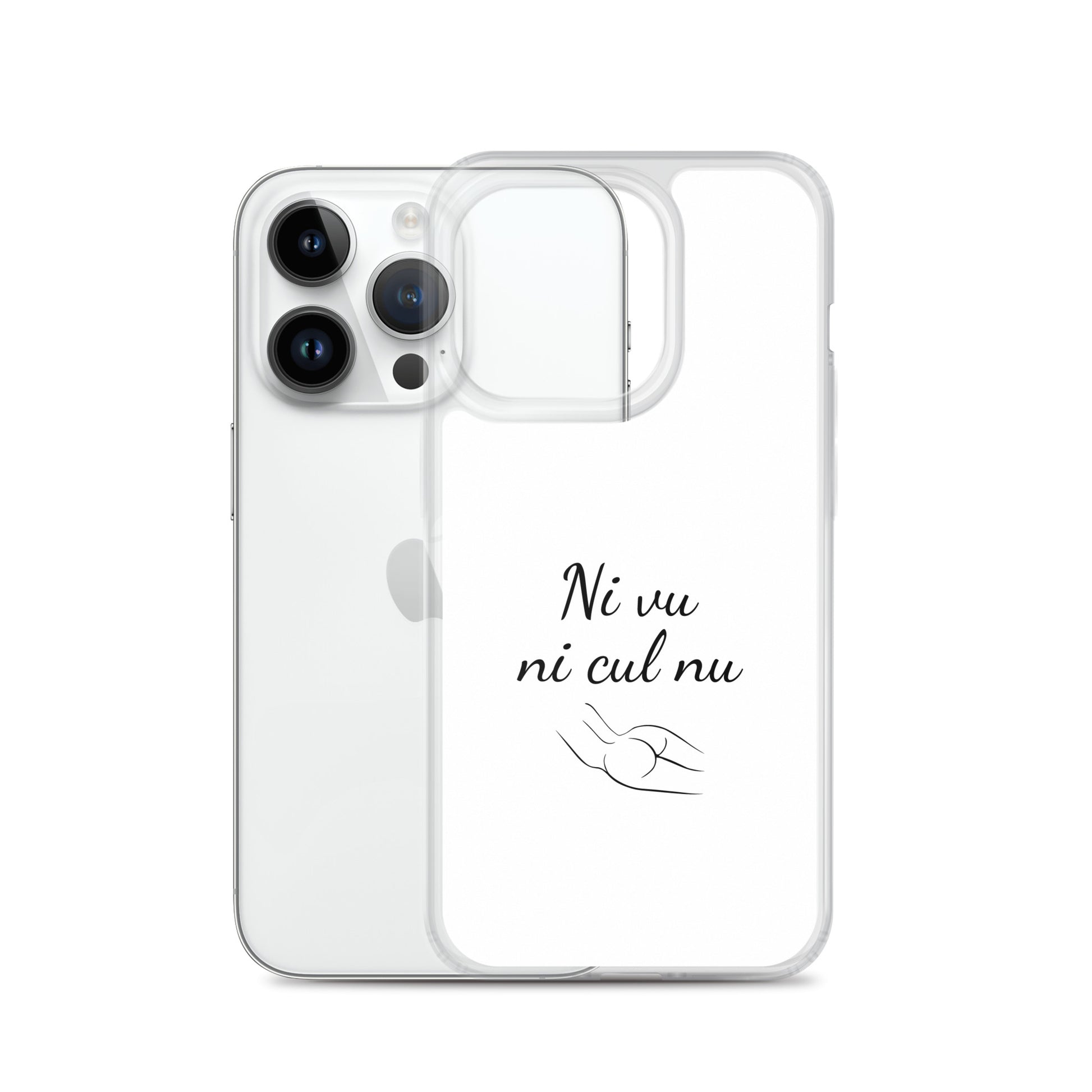 Coque iPhone Ni vu ni cul nu - Sedurro