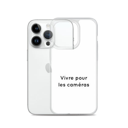 Coque iPhone Vivre pour les caméras - Sedurro