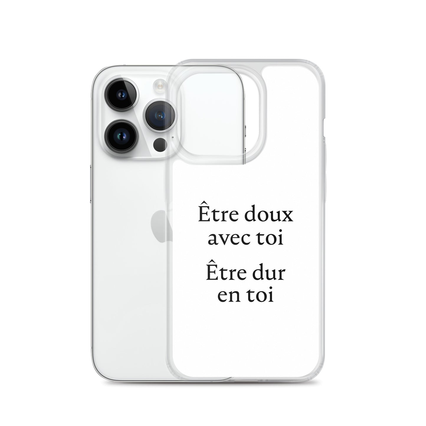 Coque iPhone Être doux avec toi Être dur en toi - Sedurro