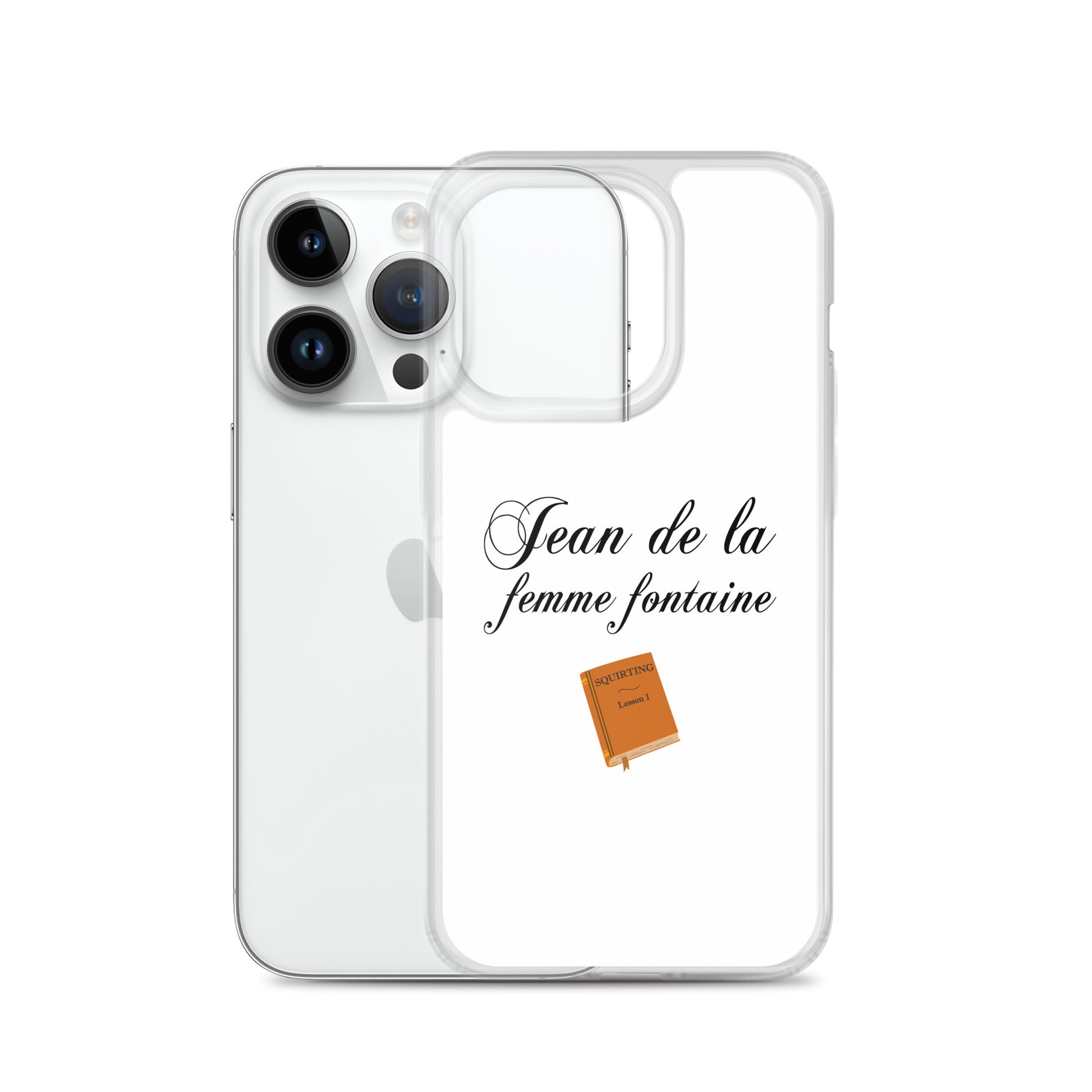 Coque iPhone Jean de la femme fontaine - Sedurro