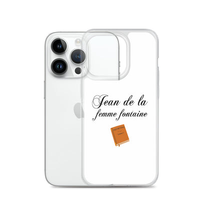 Coque iPhone Jean de la femme fontaine - Sedurro