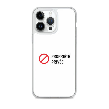 Coque iPhone Propriété privée - Sedurro