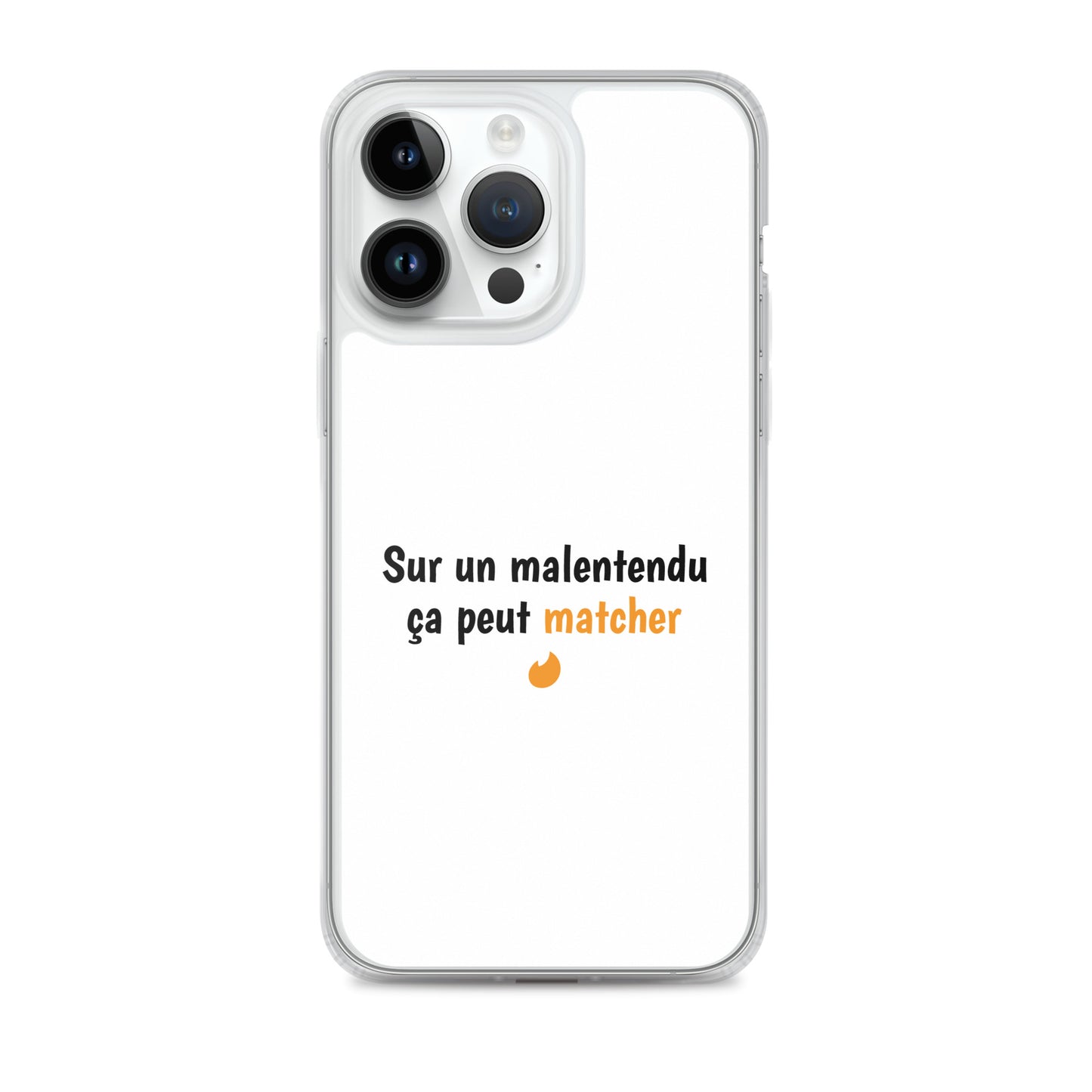 Coque iPhone Sur un malentendu ça peut matcher - Sedurro