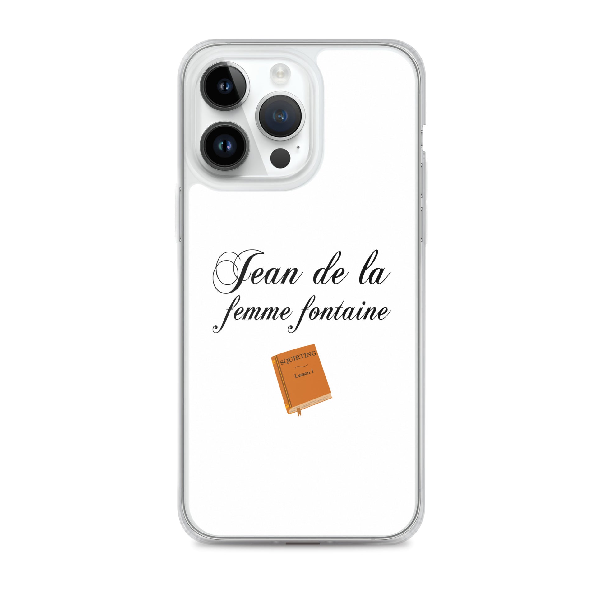 Coque iPhone Jean de la femme fontaine - Sedurro