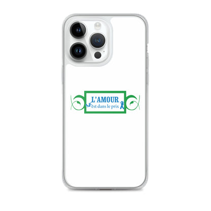 Coque iPhone L'amour est dans le prix - Sedurro