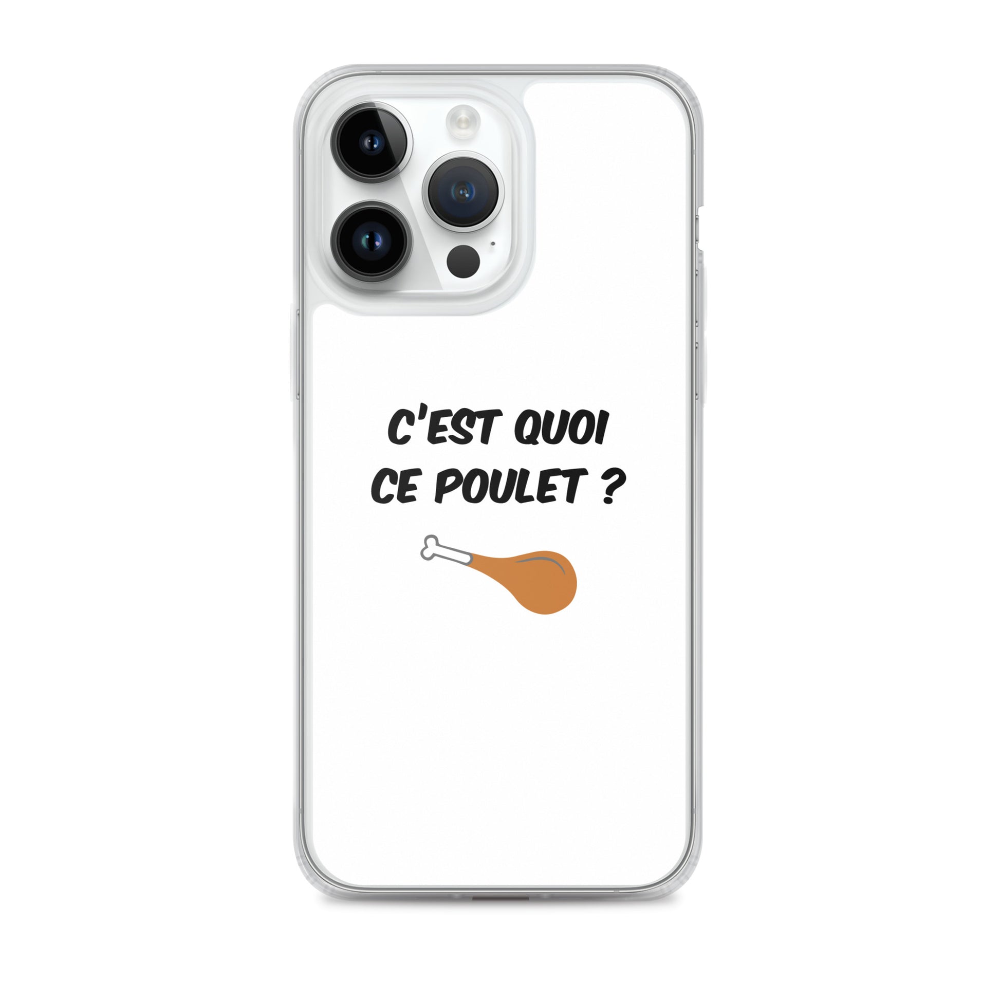 Coque iPhone C'est quoi ce poulet - Sedurro