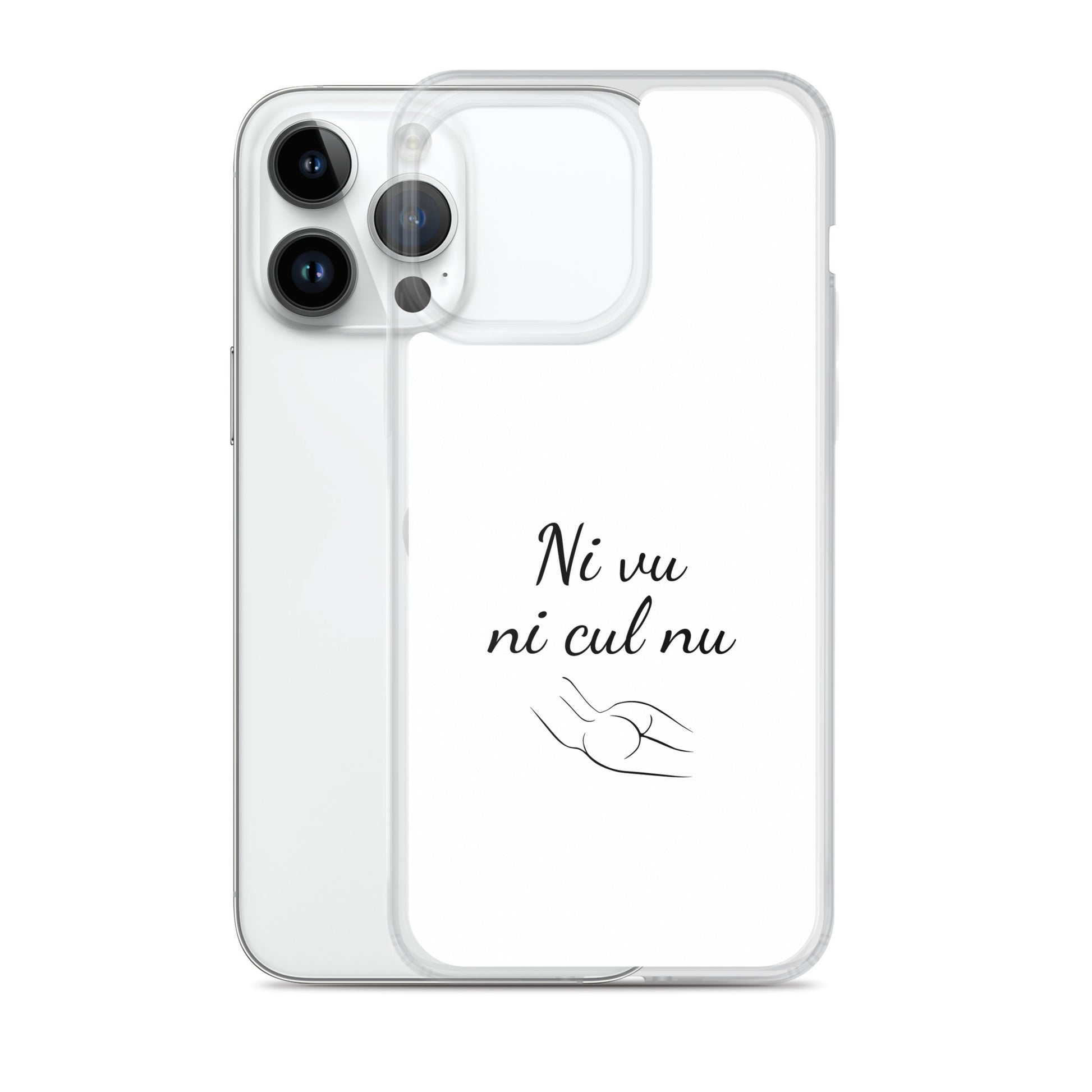 Coque iPhone Ni vu ni cul nu - Sedurro