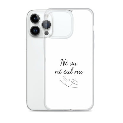 Coque iPhone Ni vu ni cul nu - Sedurro