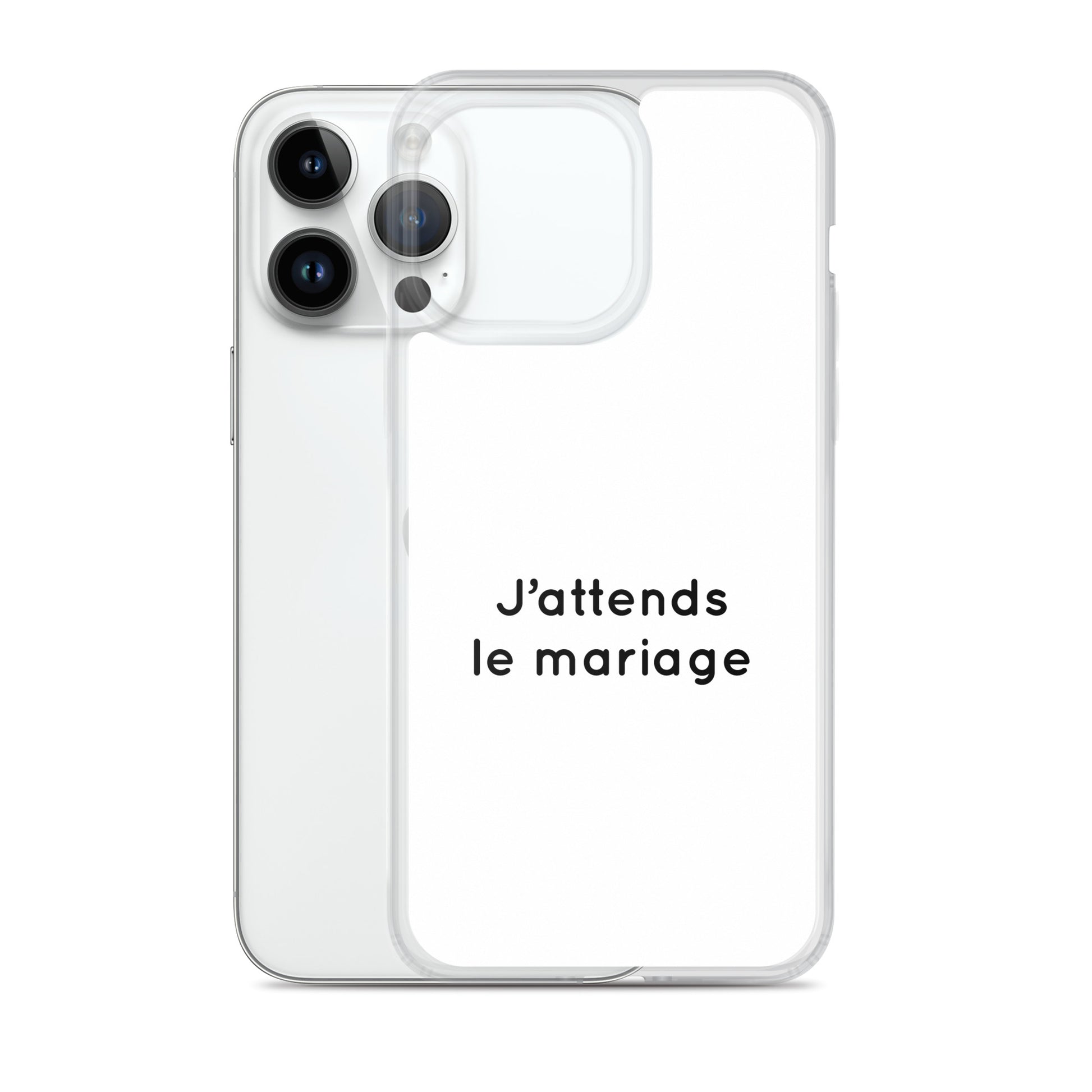 Coque iPhone J'attends le mariage - Sedurro