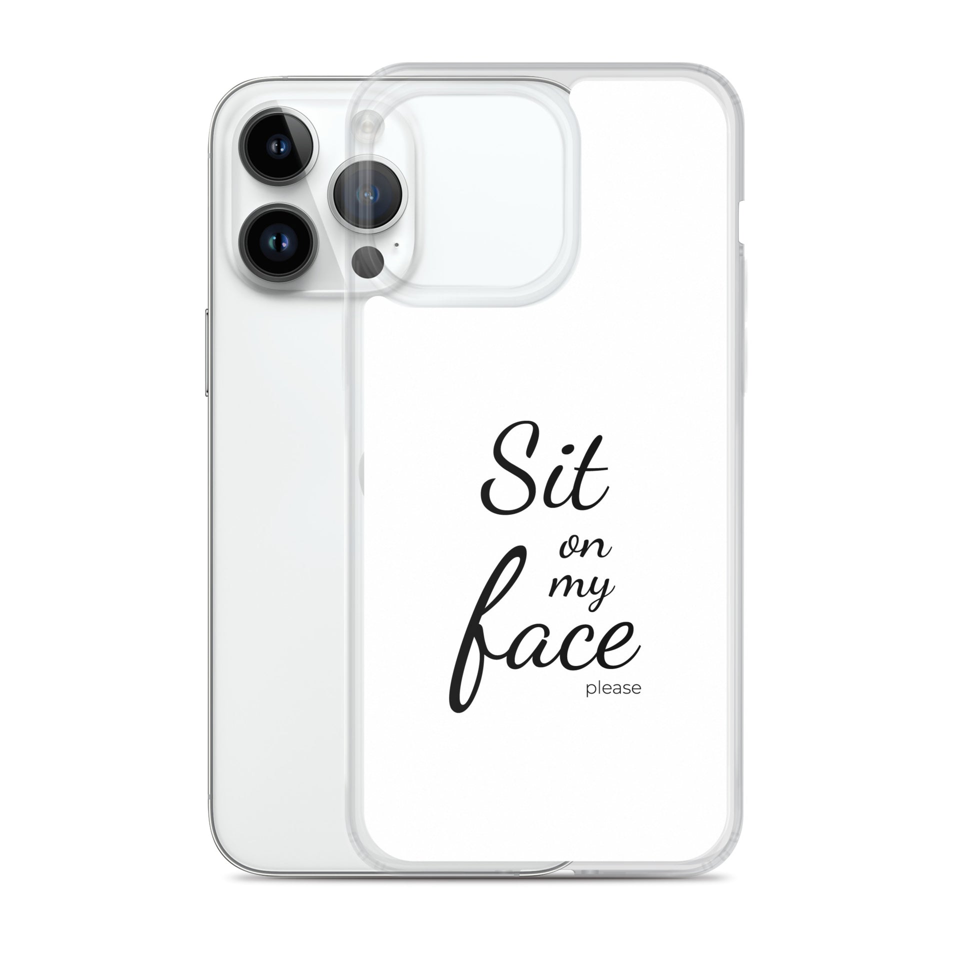 Coque iPhone Sit on my face please - Sedurro