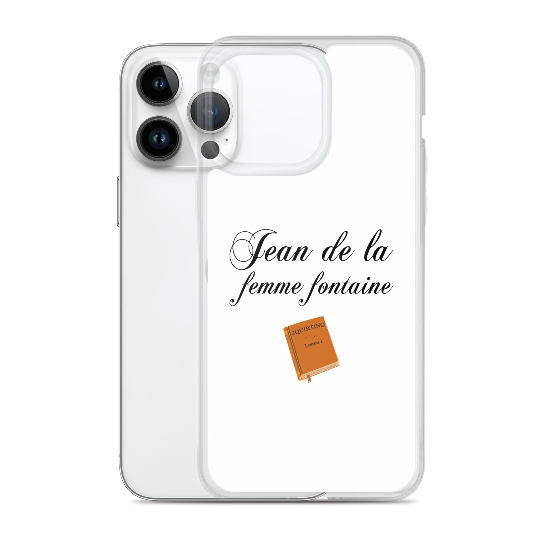 Coque iPhone Jean de la femme fontaine - Sedurro