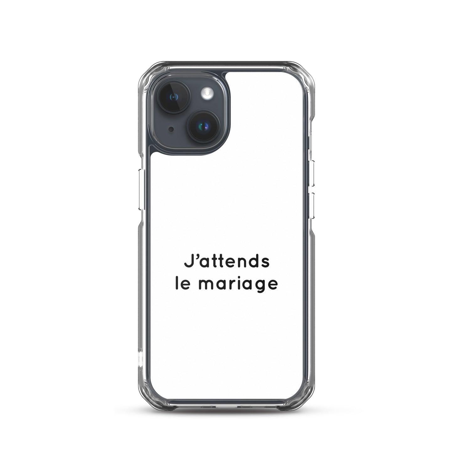 Coque iPhone J'attends le mariage - Sedurro