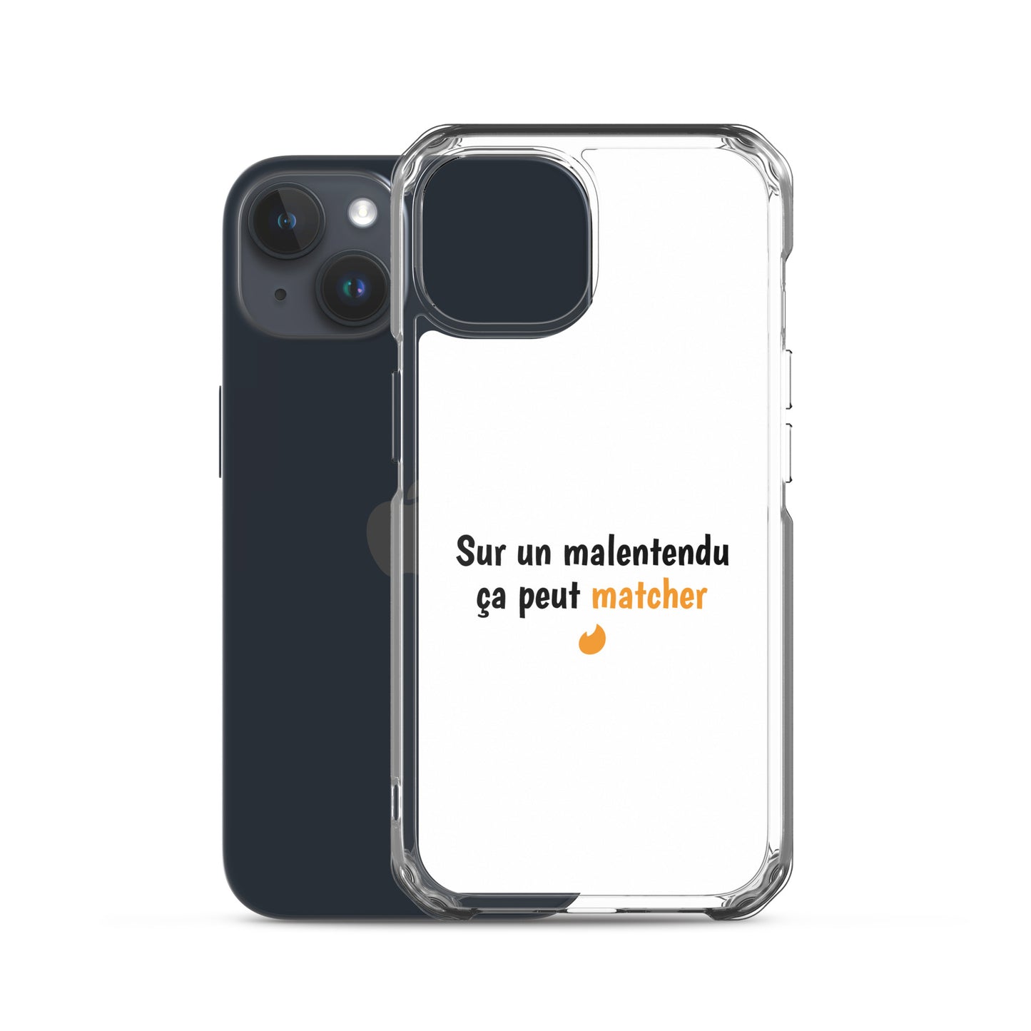 Coque iPhone Sur un malentendu ça peut matcher - Sedurro