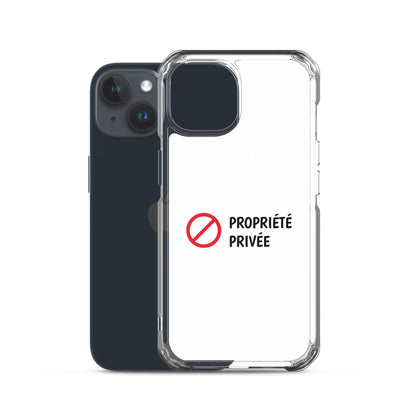 Coque iPhone Propriété privée - Sedurro