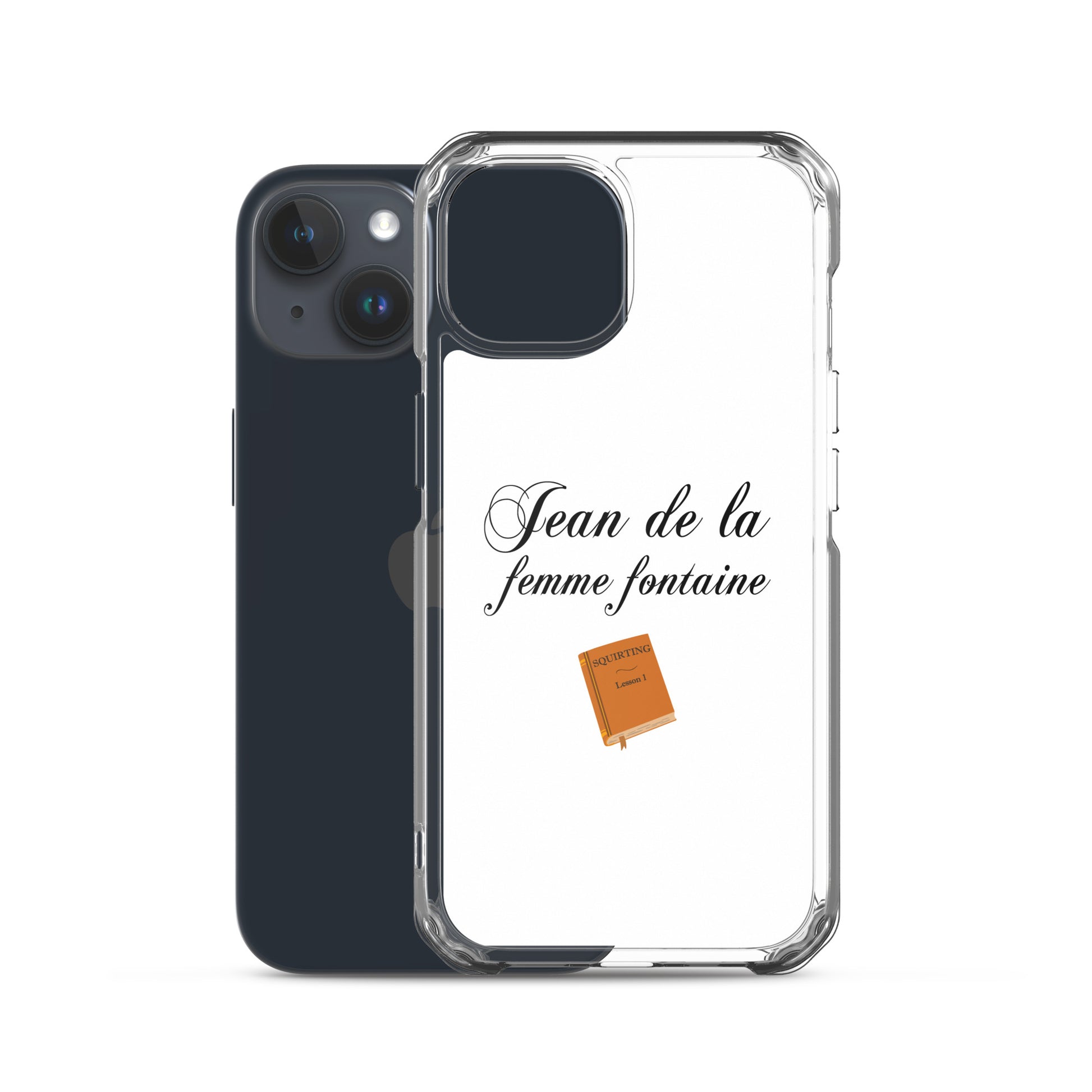 Coque iPhone Jean de la femme fontaine - Sedurro