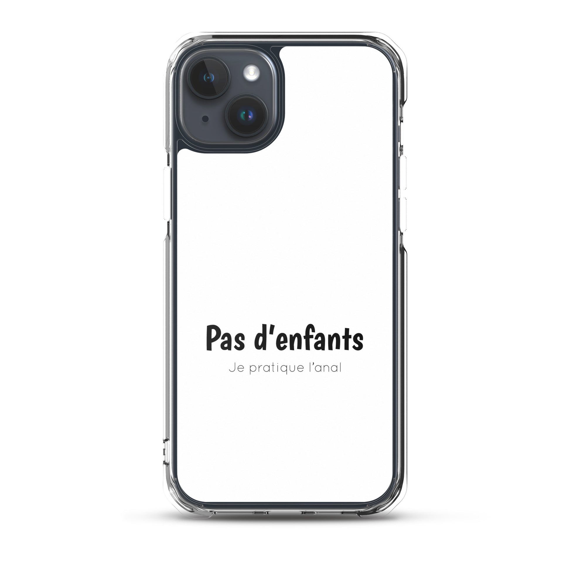 Coque iPhone Pas d'enfants je pratique l'anal - Sedurro