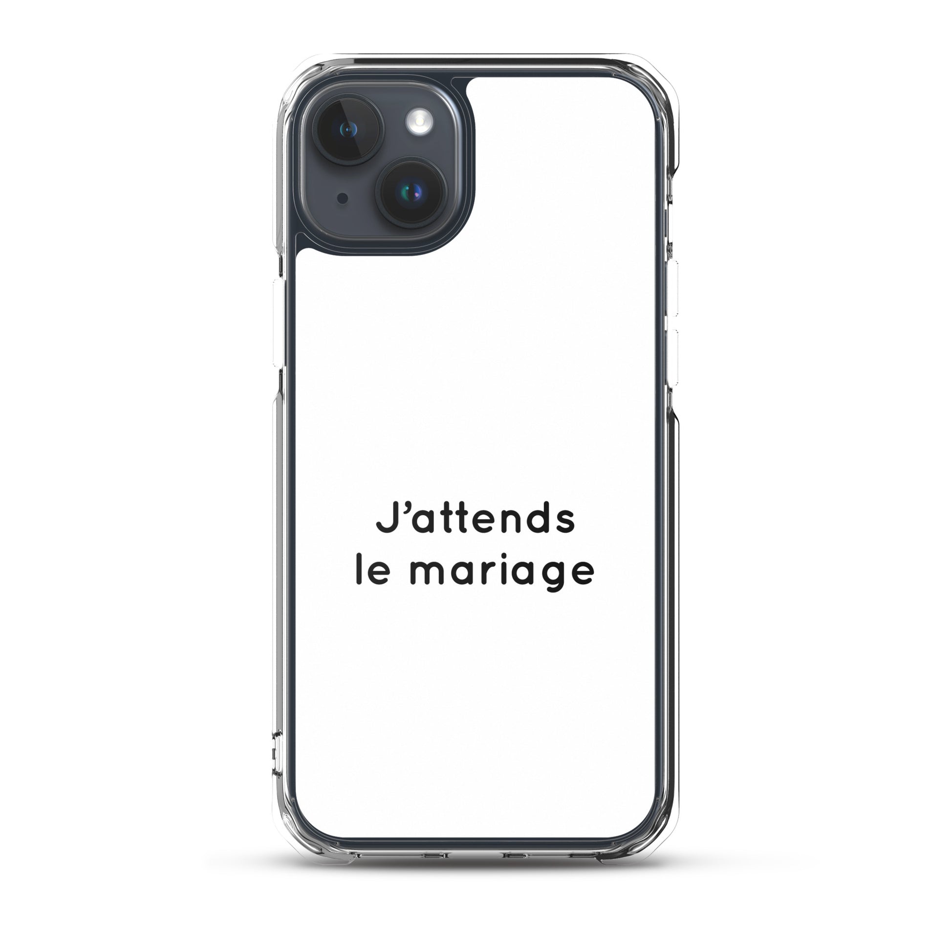 Coque iPhone J'attends le mariage - Sedurro