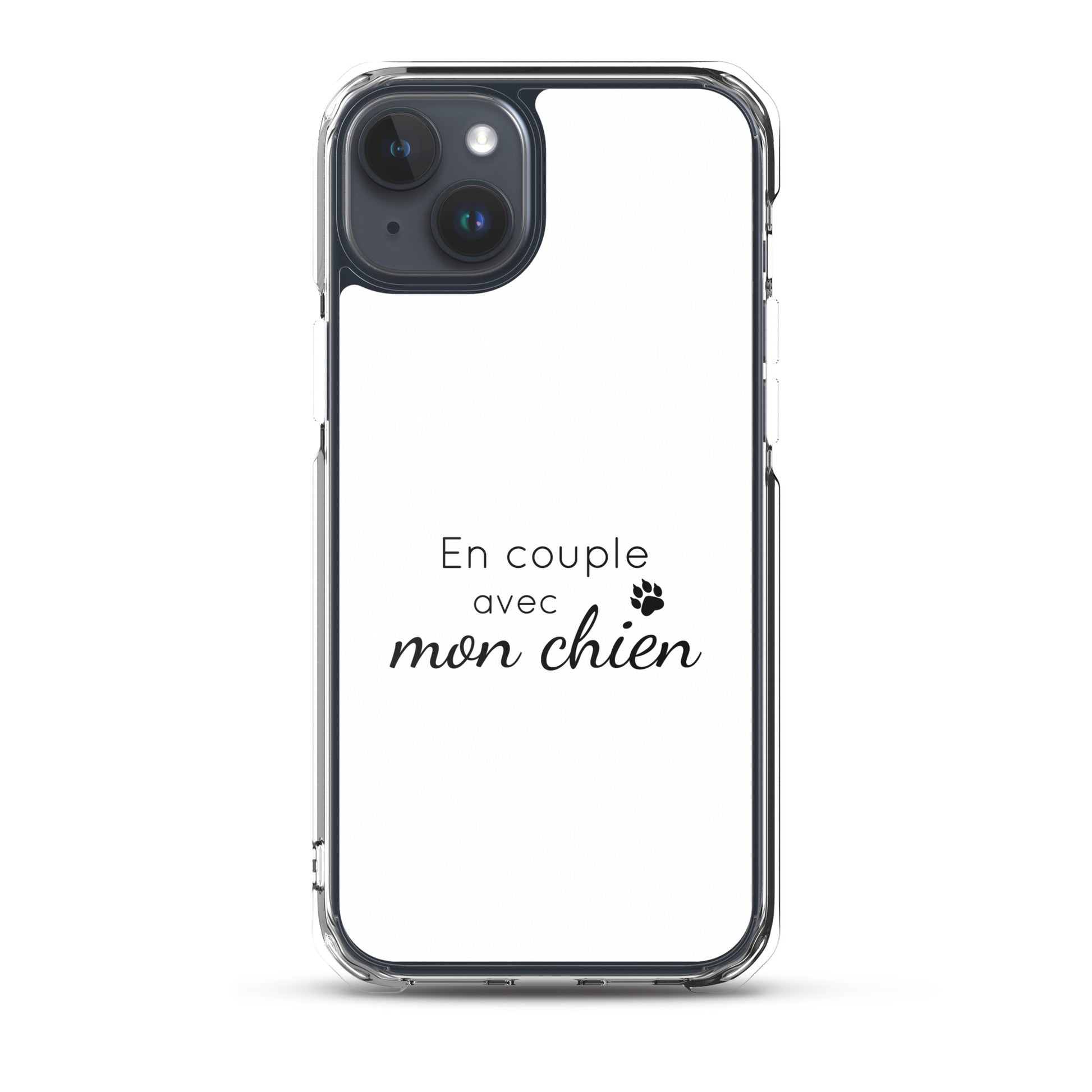 Coque iPhone En couple avec mon chien - Sedurro