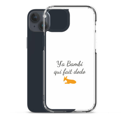 Coque iPhone Y'a bambi qui fait dodo - Sedurro